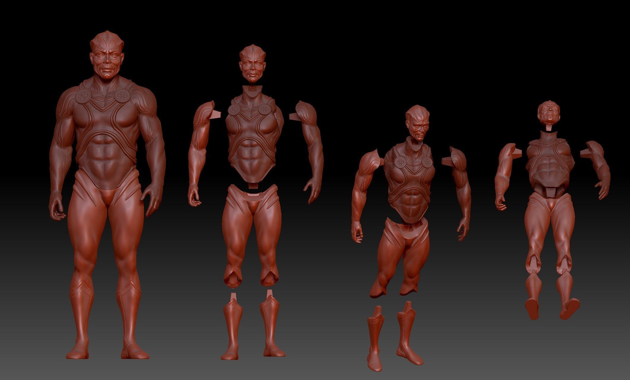 Martian Manhunter ZSJL Zack Snyder Justice League  3D print model_6