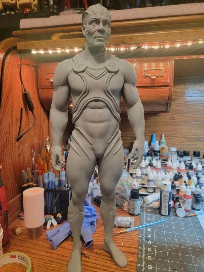 Martian Manhunter ZSJL Zack Snyder Justice League  3D print model_3