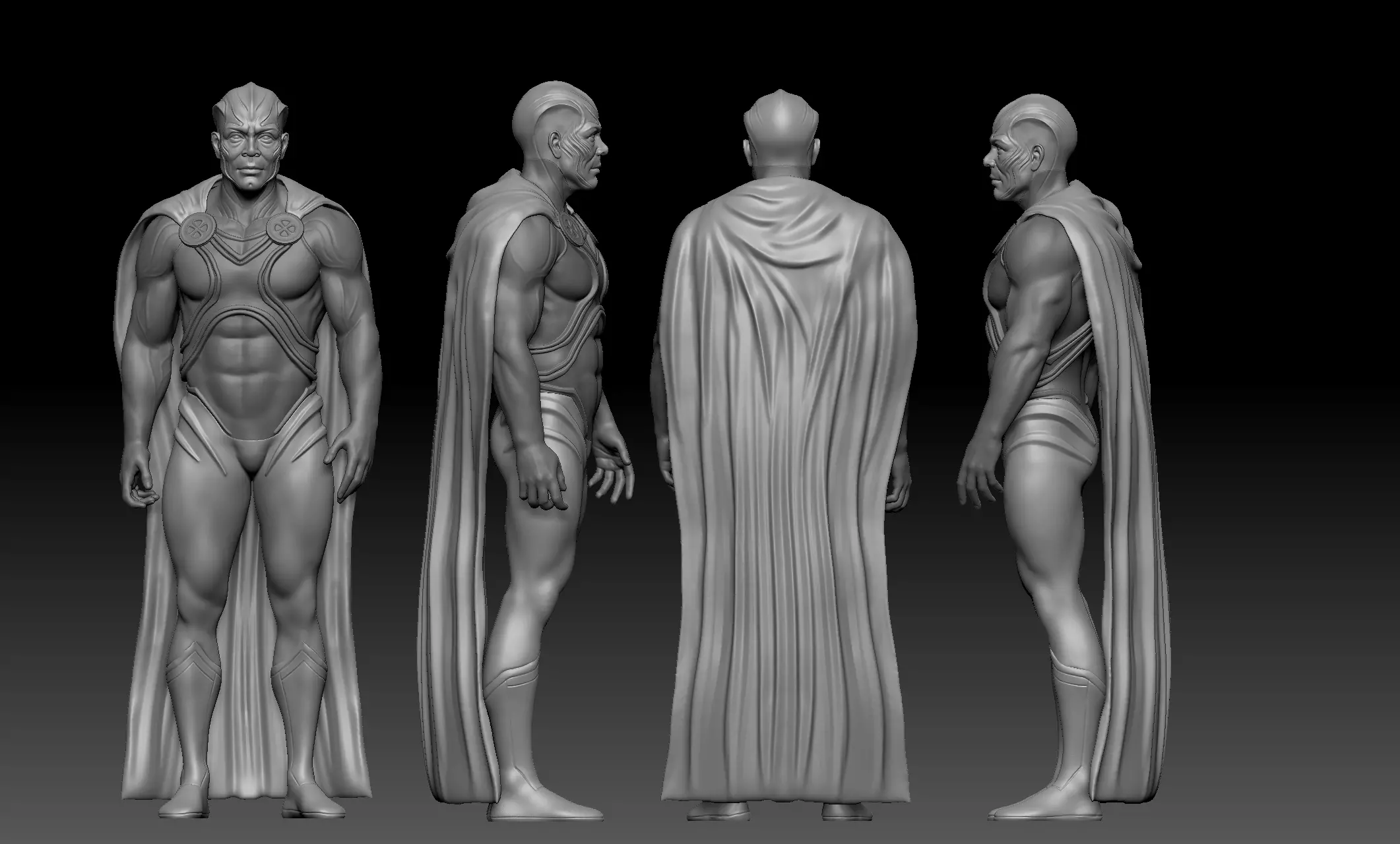 Martian Manhunter ZSJL Zack Snyder Justice League  3D print model_0
