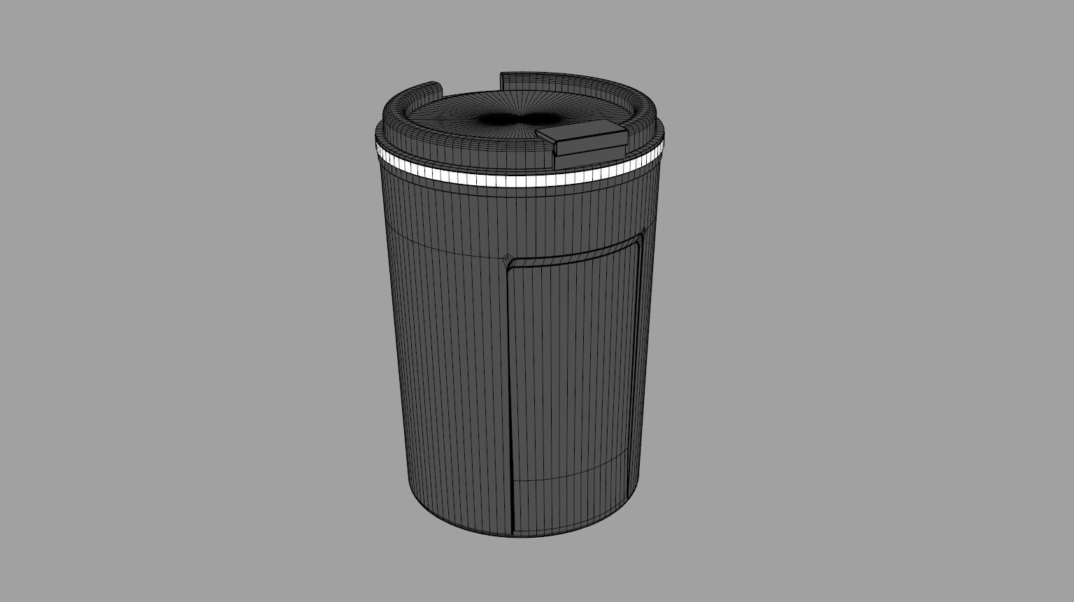 Vacuum Thermo - 350ml 3D model_7