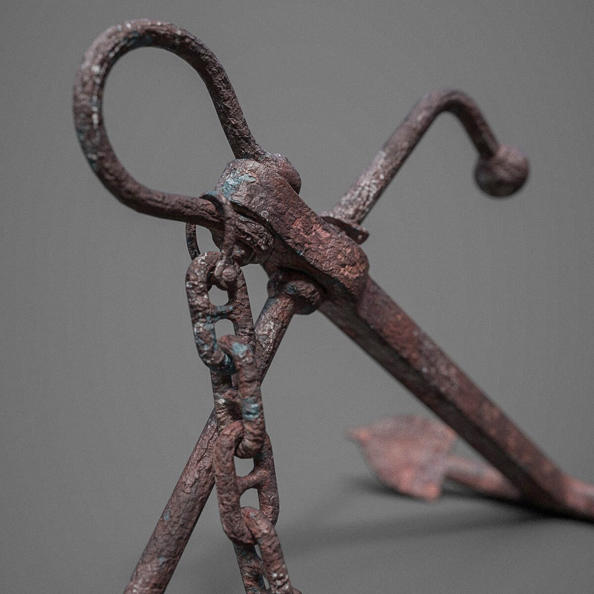 Old Rusty Anchor 3D model_3