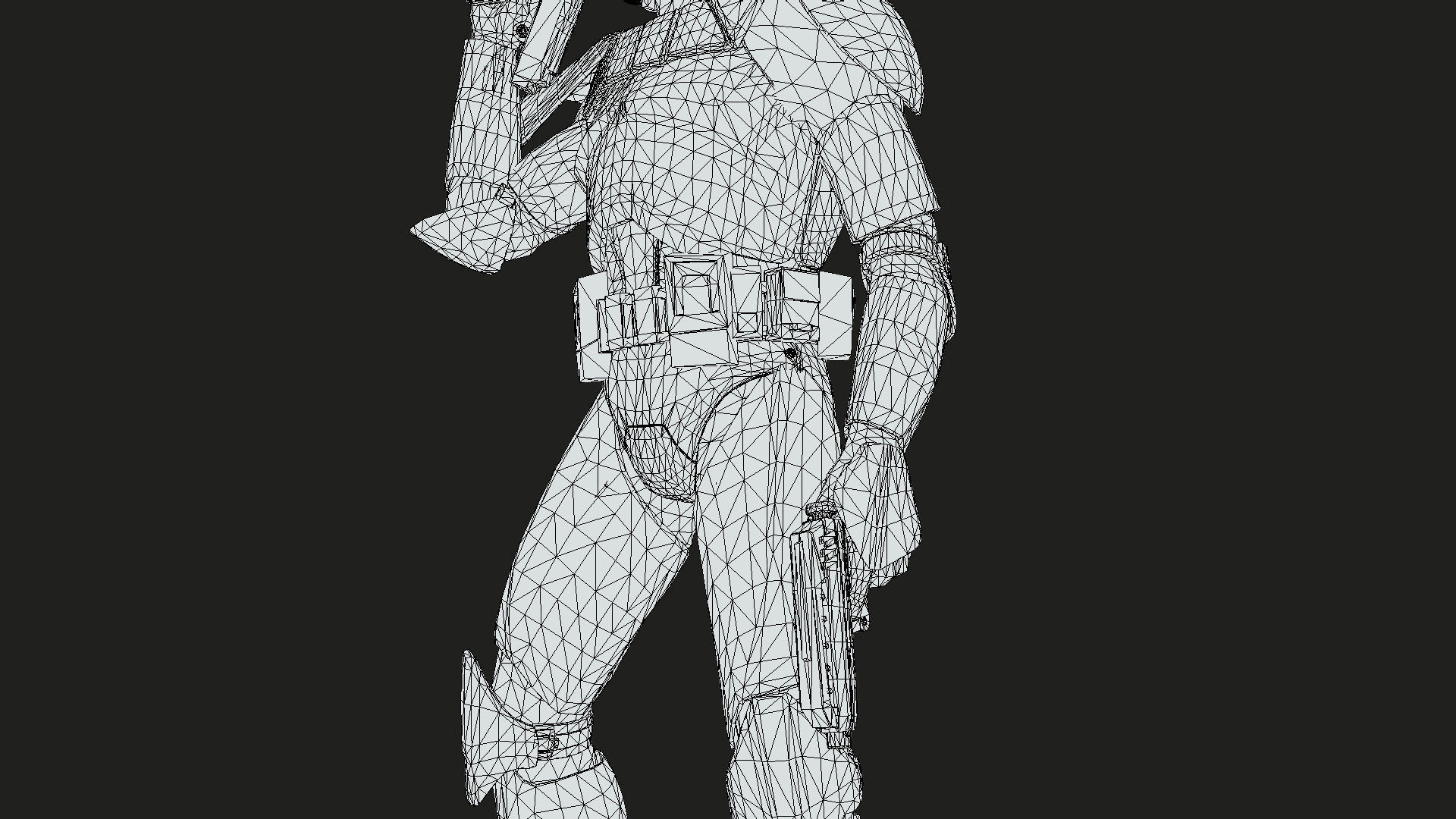 Clone Captain Howzer Low-poly 3D model_17