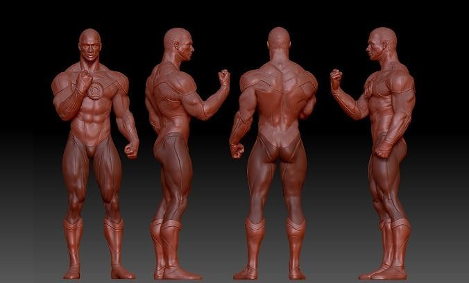 Green Lantern ZSJL Zack Snyder Justice League 3D print model