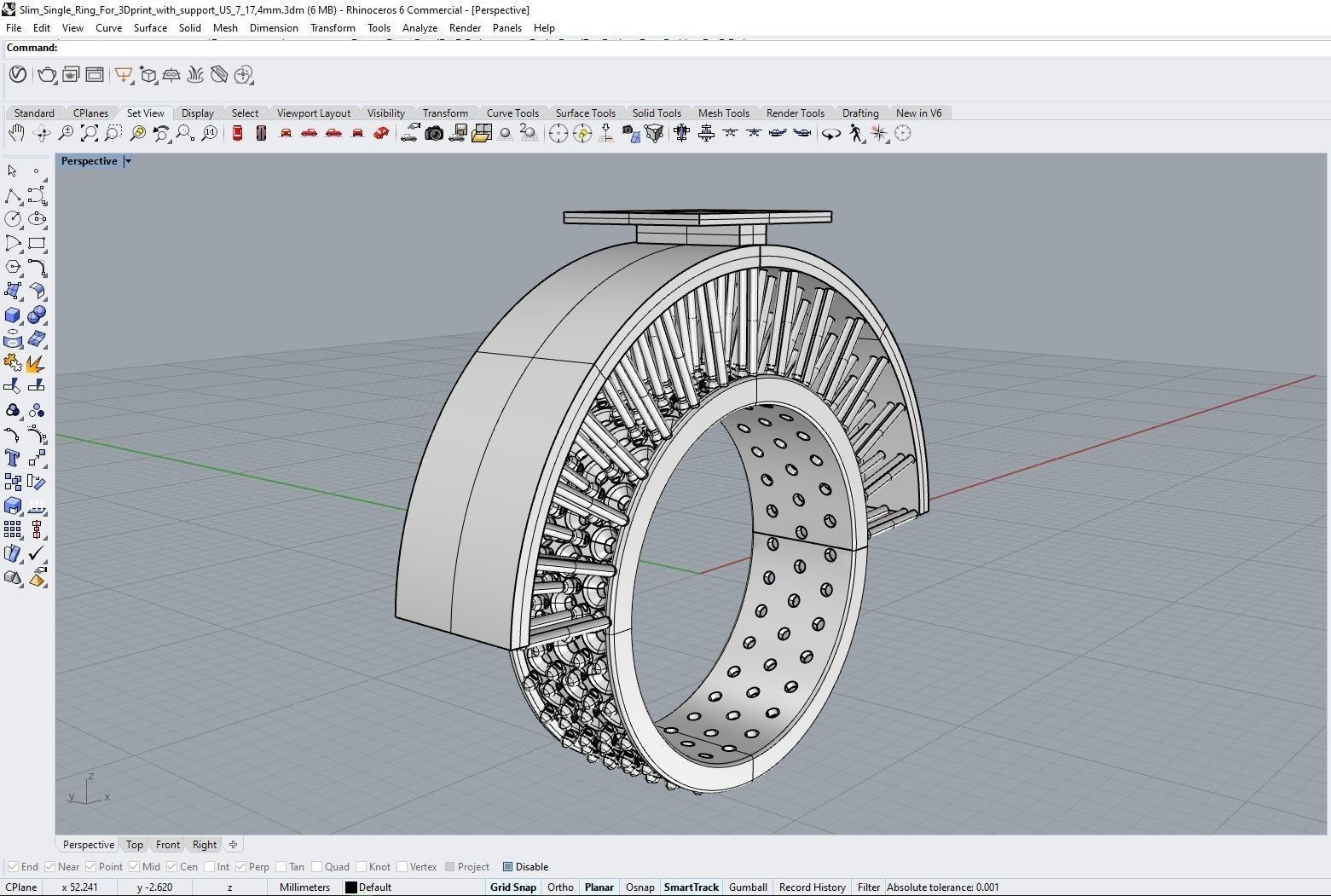 Slim Ring collection with diamonds All Sizes _8
