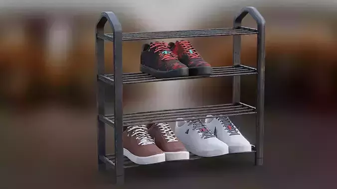 Metal Used Shoe Rack