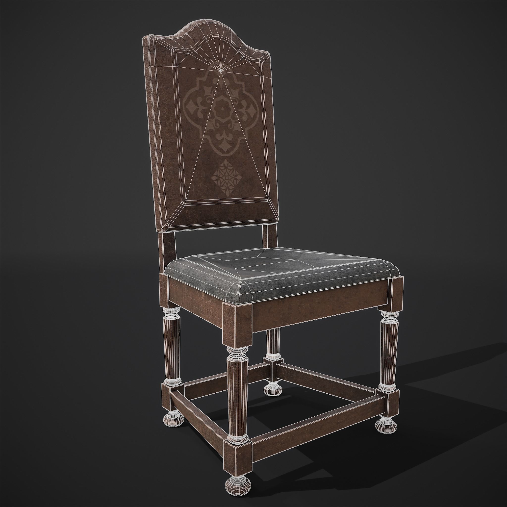  Elegant Tables and Chairs  3D Model Collection_67
