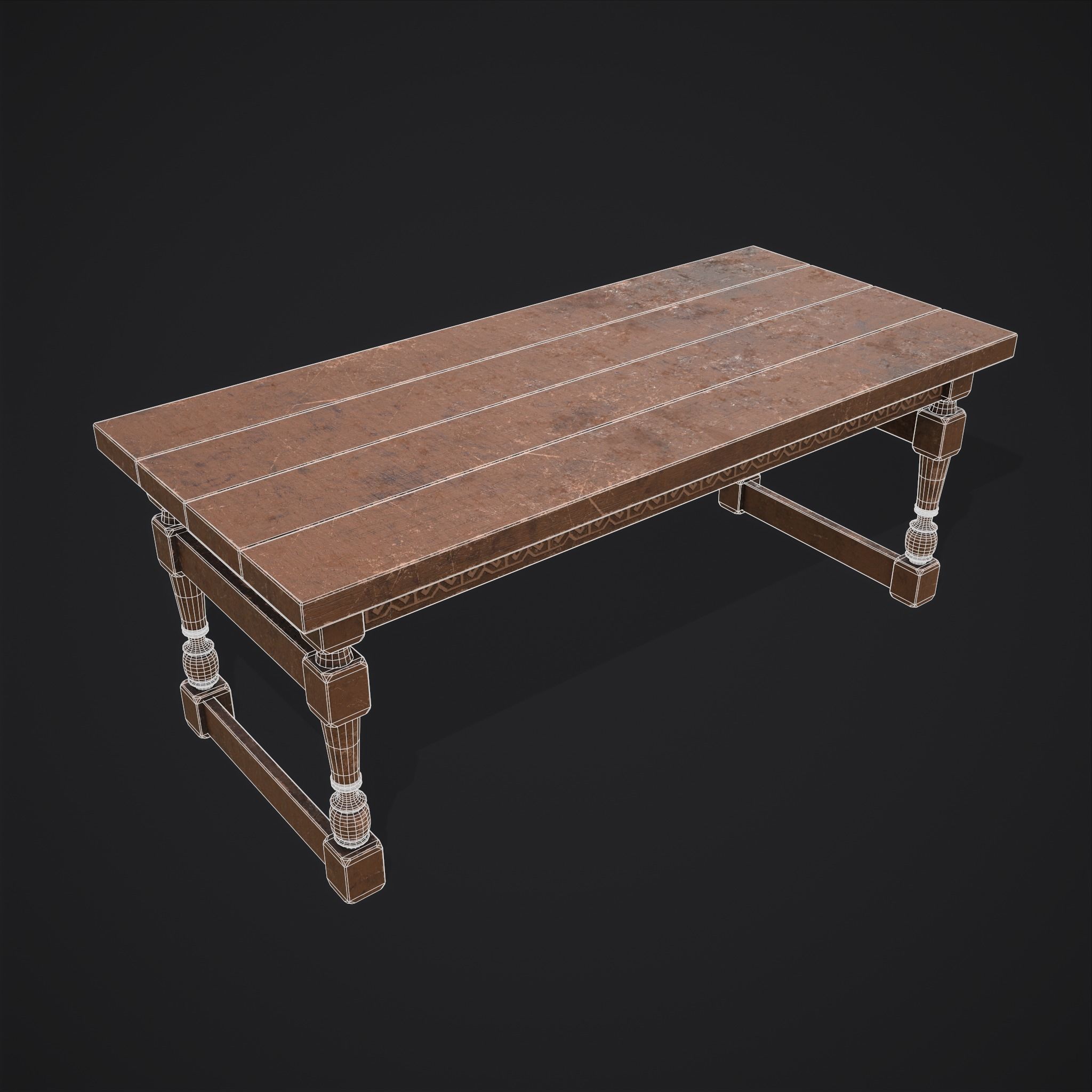  Elegant Tables and Chairs  3D Model Collection_92