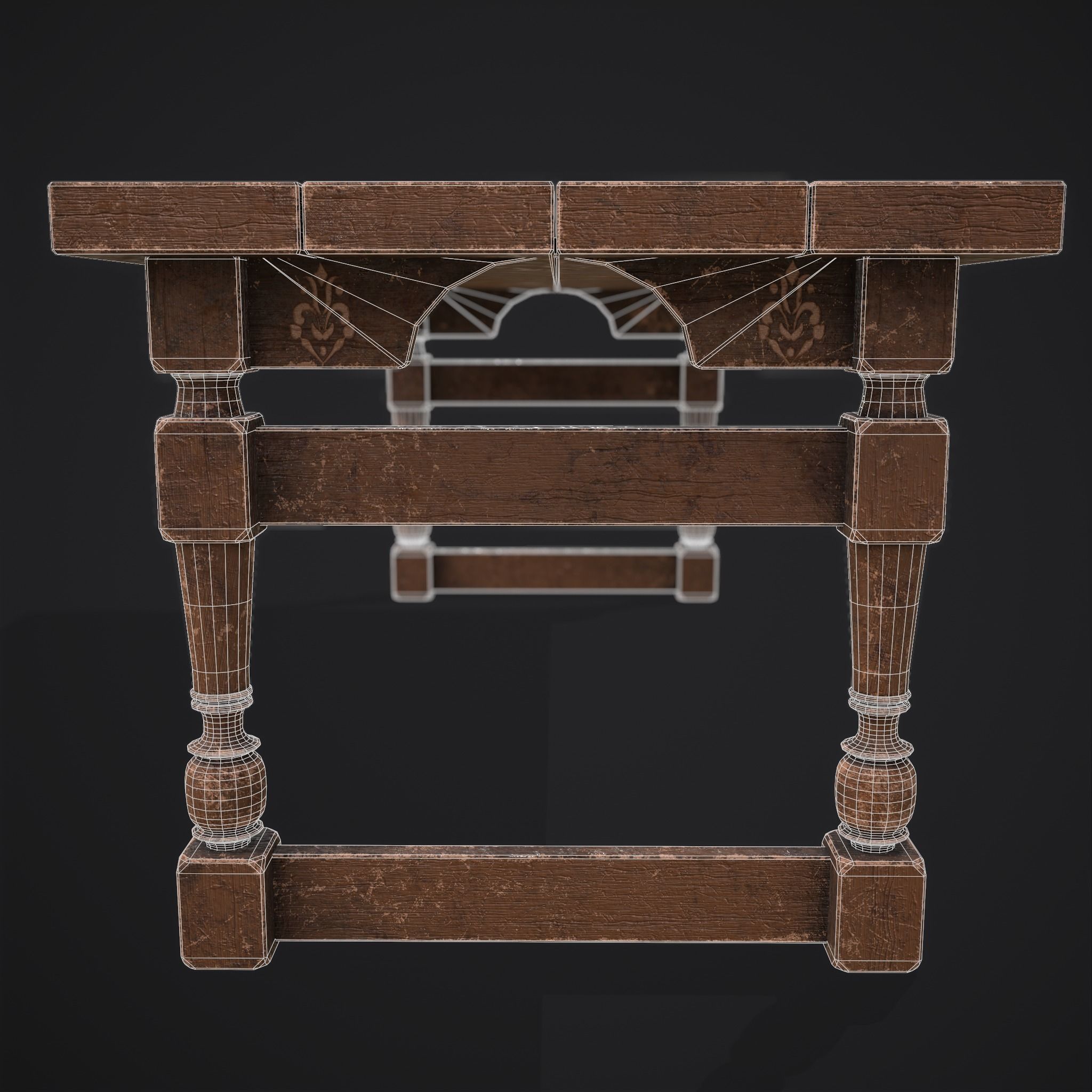  Elegant Tables and Chairs  3D Model Collection_98