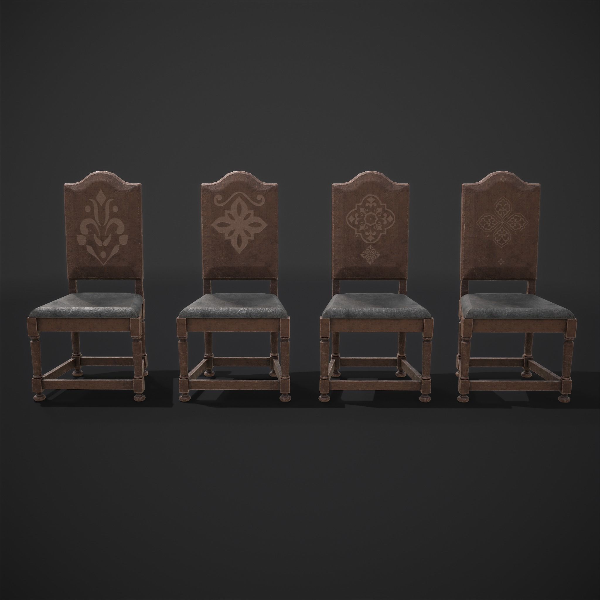  Elegant Tables and Chairs  3D Model Collection_62
