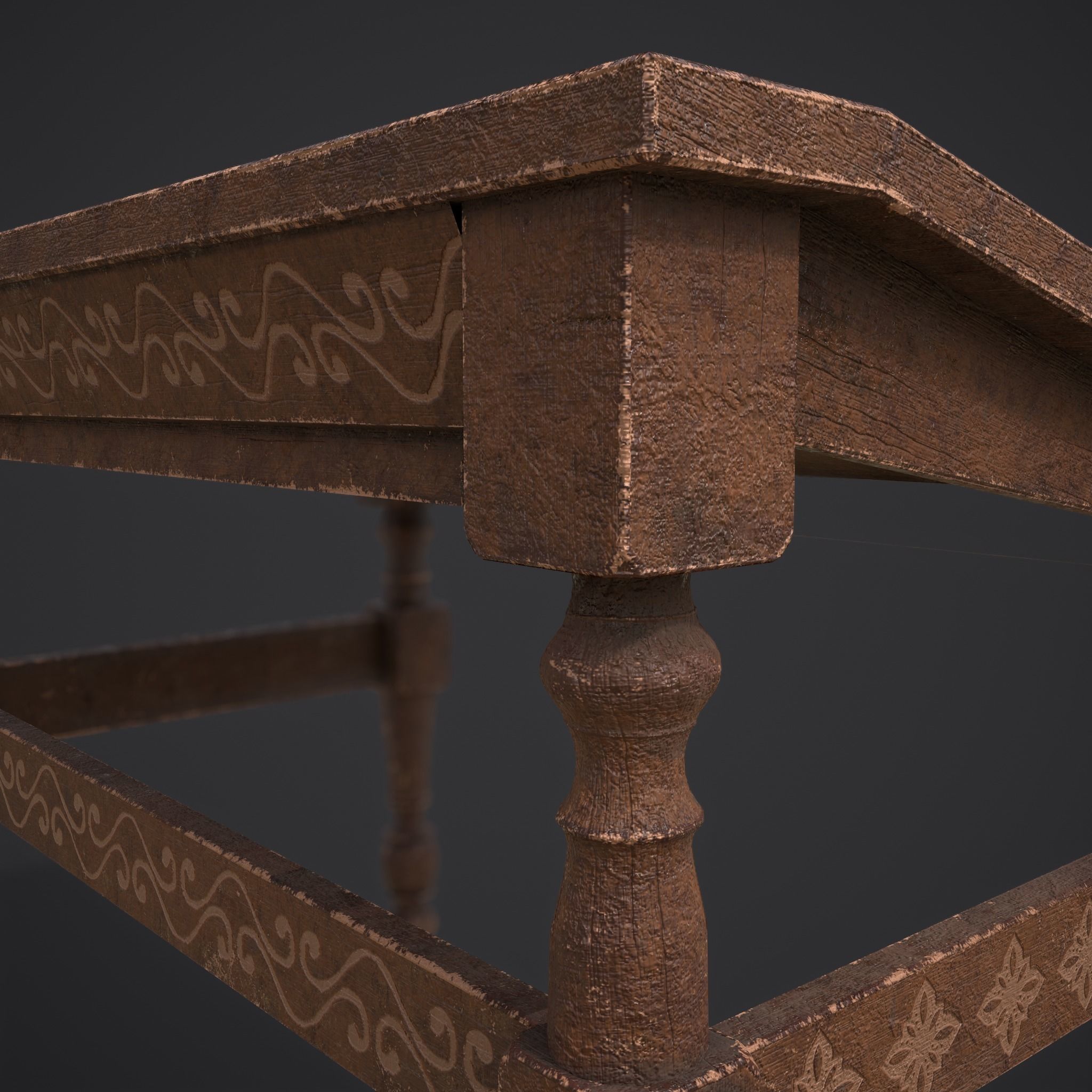  Elegant Tables and Chairs  3D Model Collection_79