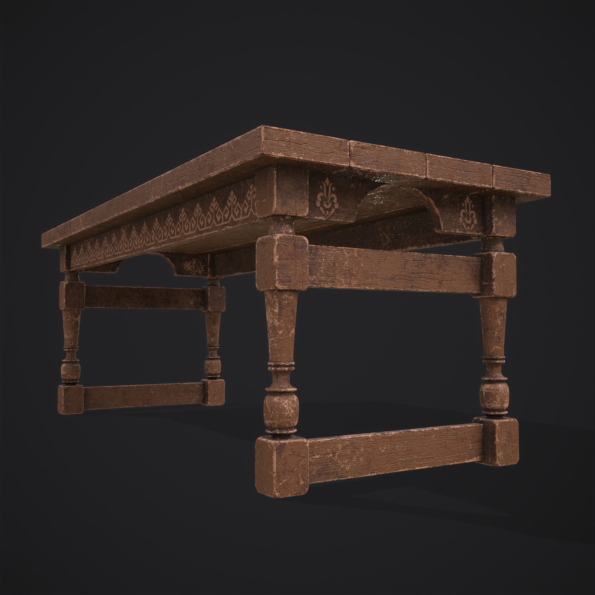  Elegant Tables and Chairs  3D Model Collection_93