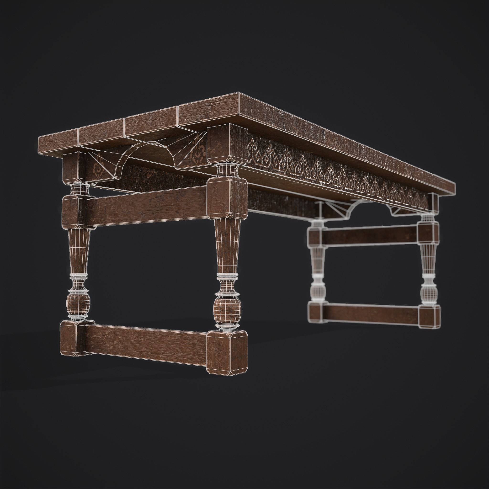  Elegant Tables and Chairs  3D Model Collection_100