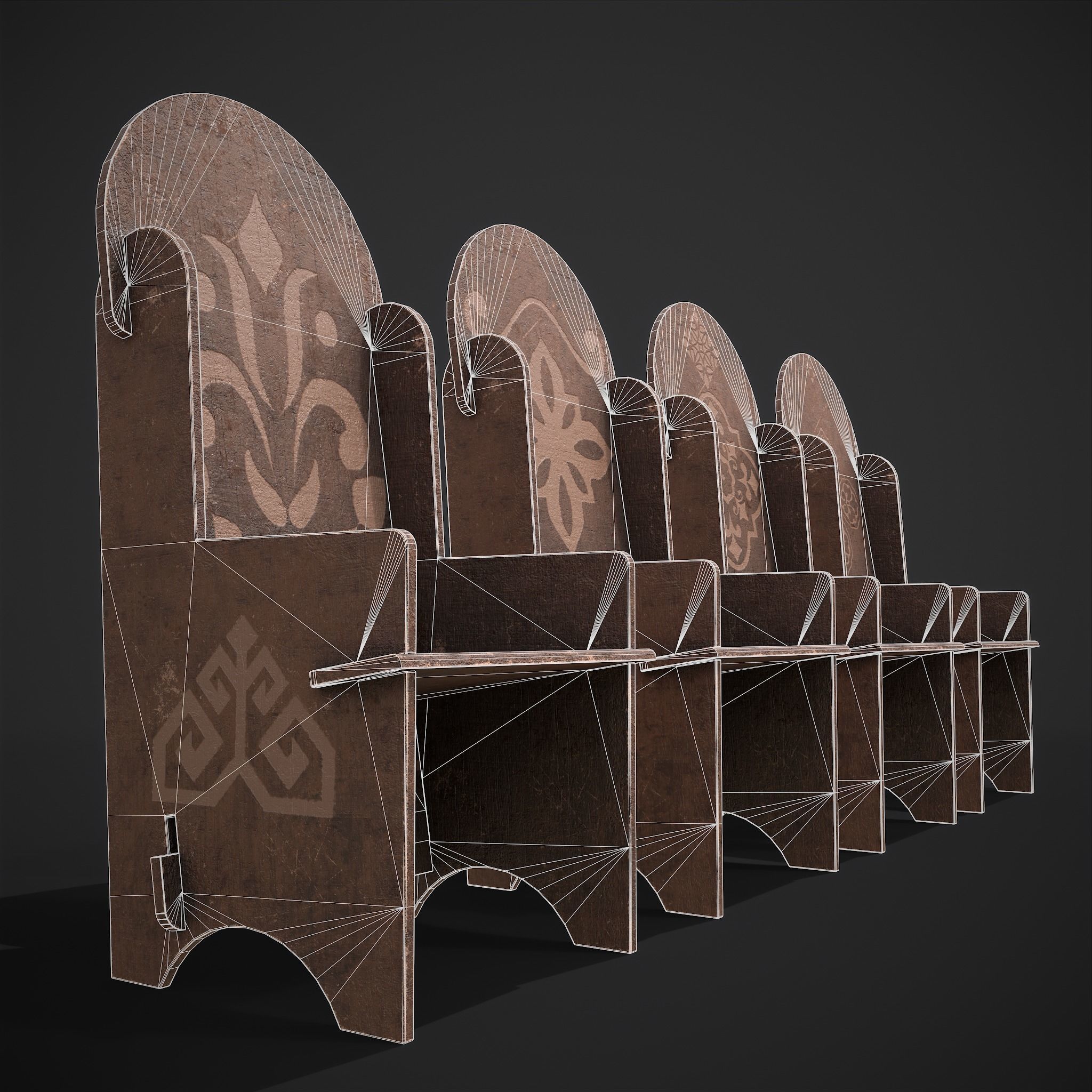  Elegant Tables and Chairs  3D Model Collection_53