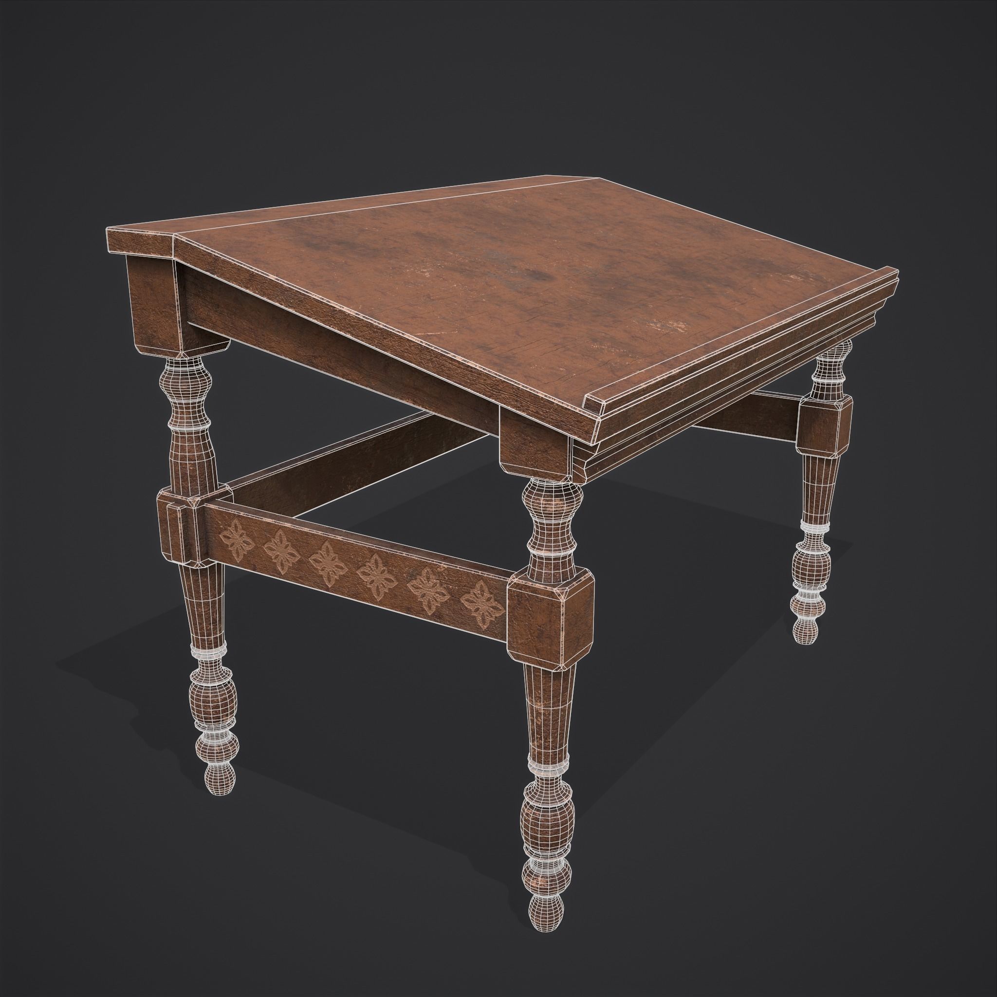  Elegant Tables and Chairs  3D Model Collection_75