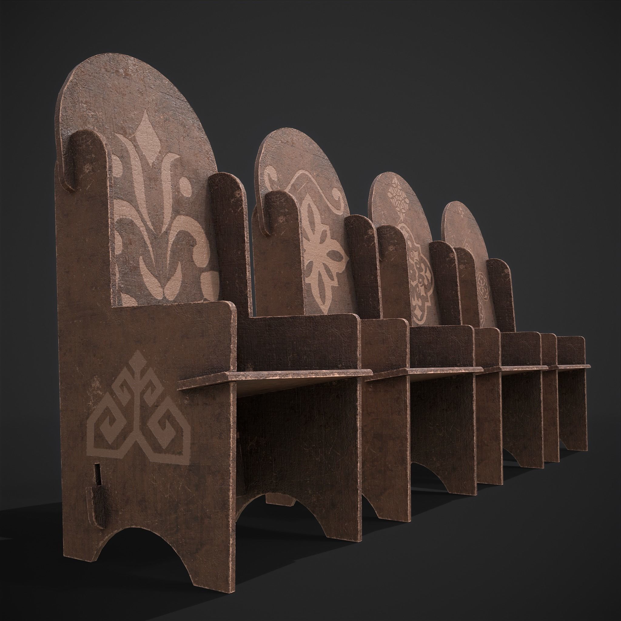  Elegant Tables and Chairs  3D Model Collection_52