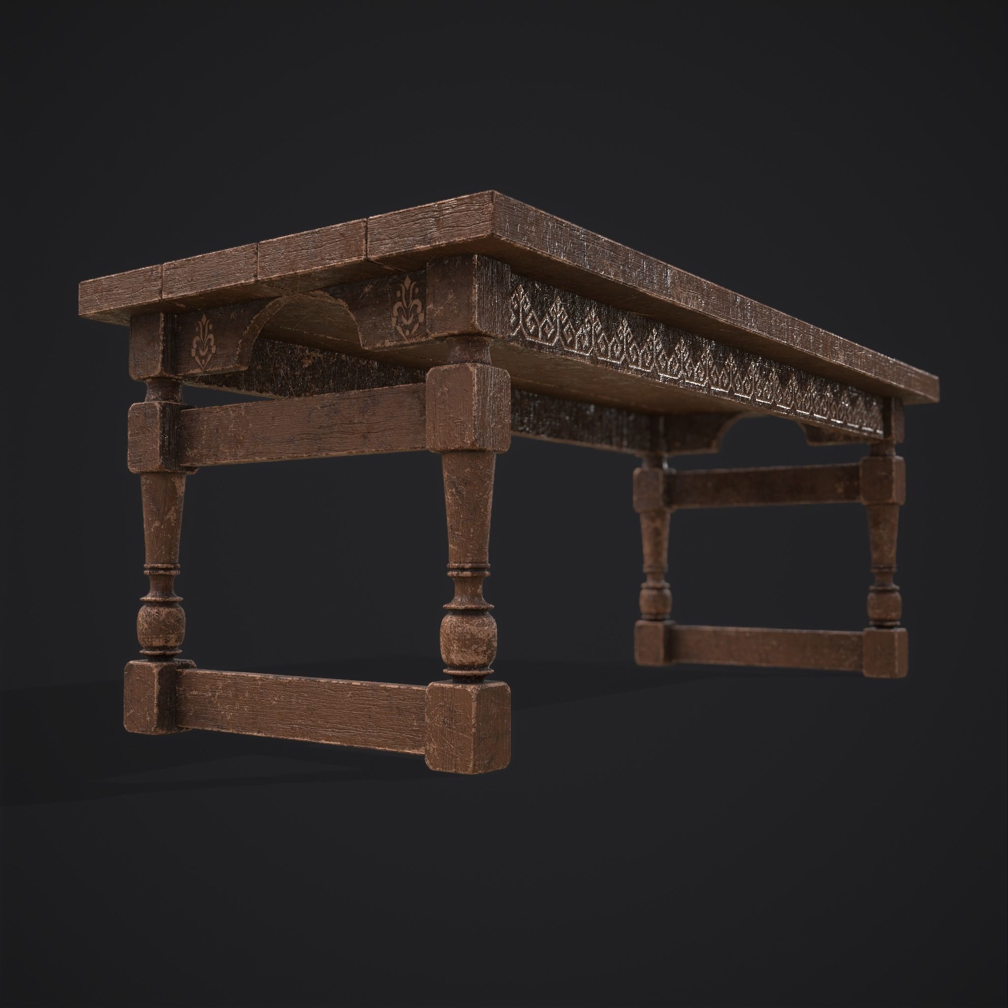  Elegant Tables and Chairs  3D Model Collection_99