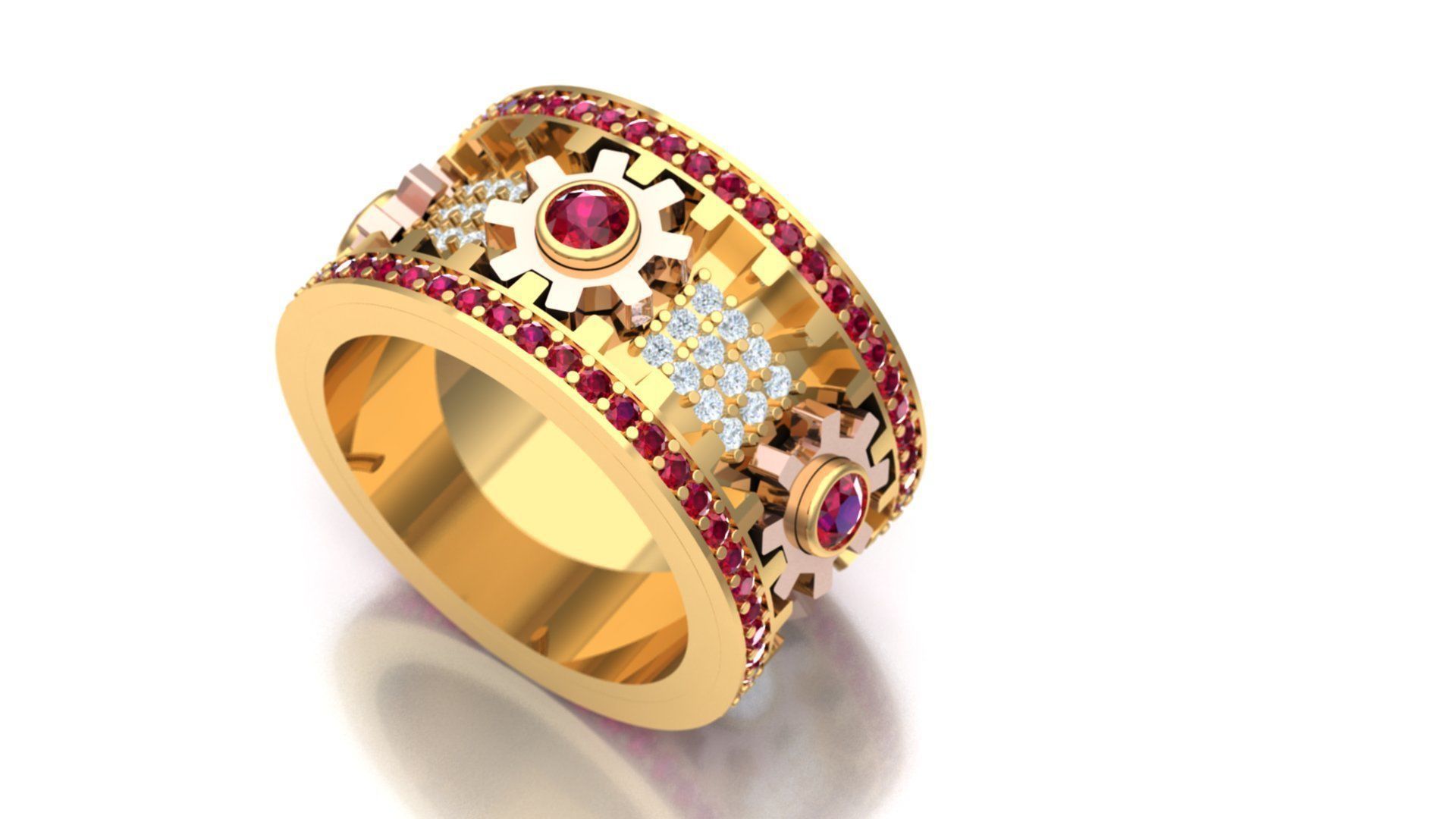 Ring Moving special 3D print model_1