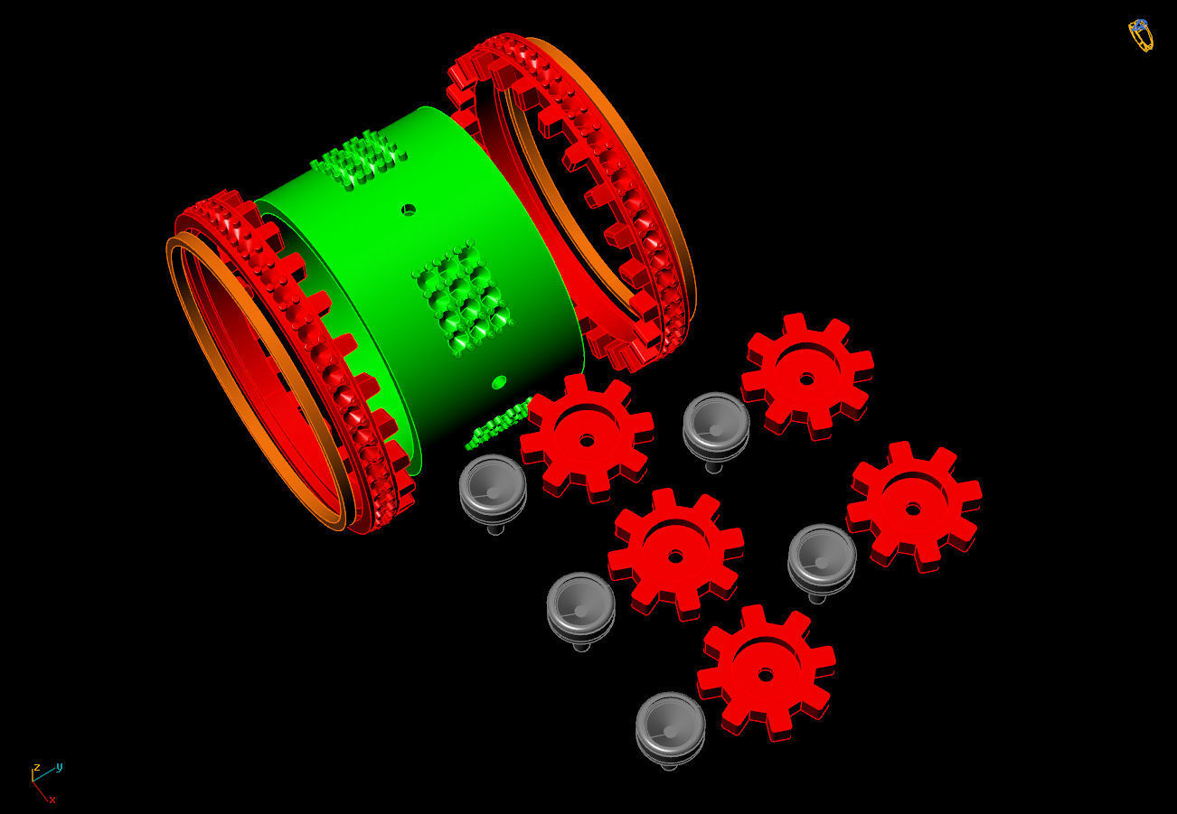 Ring Moving special 3D print model_2