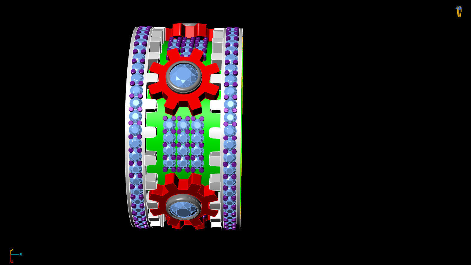 Ring Moving special 3D print model_3