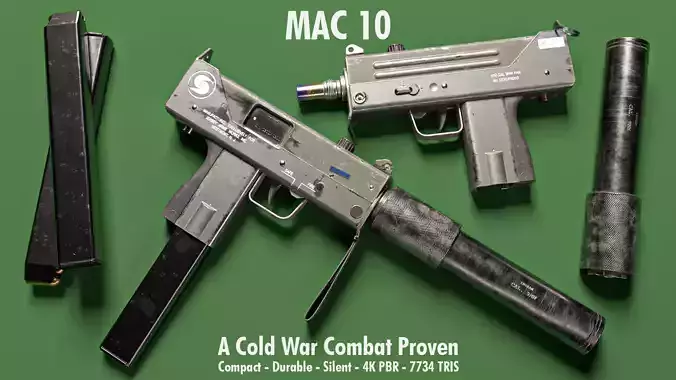 MAC10 mac cold war combat weapon