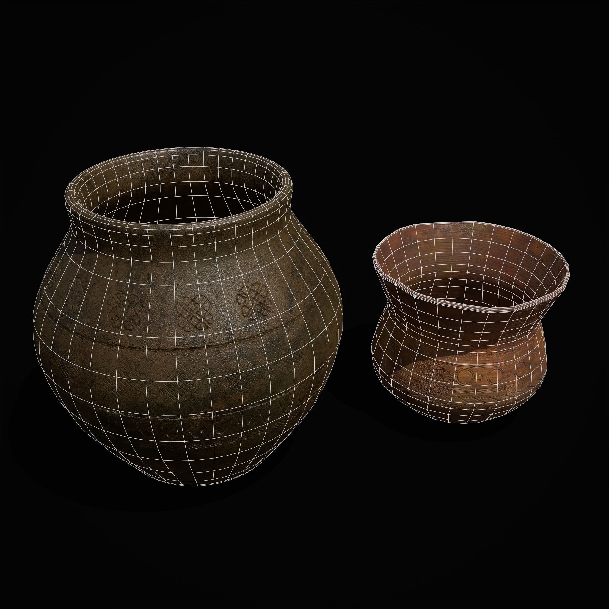 Two Pottery Pieces Collection _7