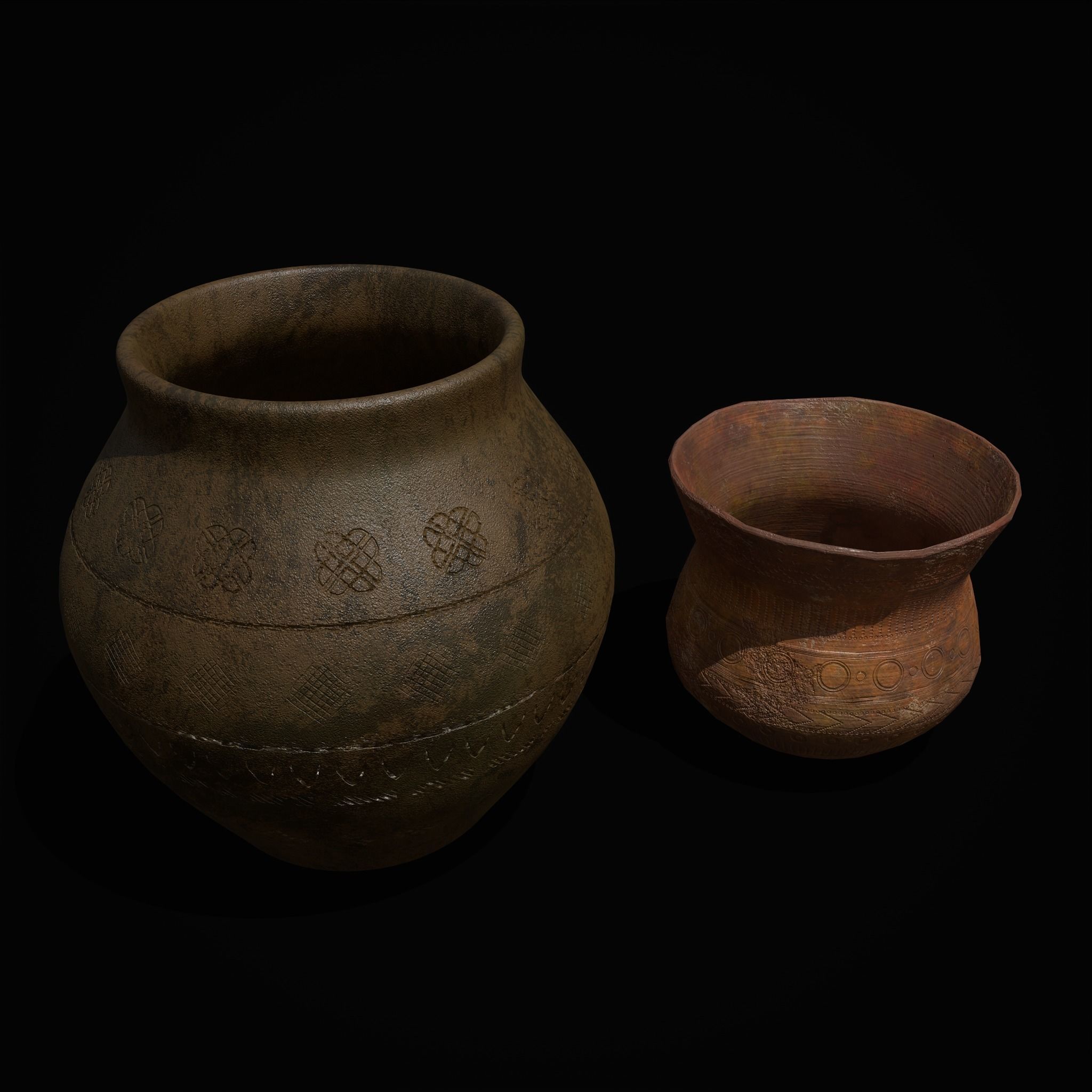 Two Pottery Pieces Collection _6