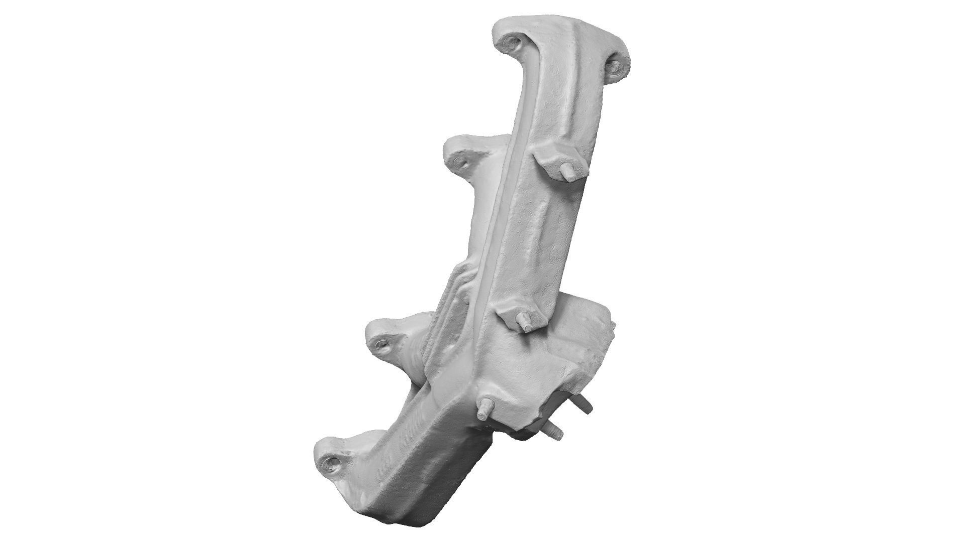 Broken Exhaust Manifold Raw Scanned 3D model_10