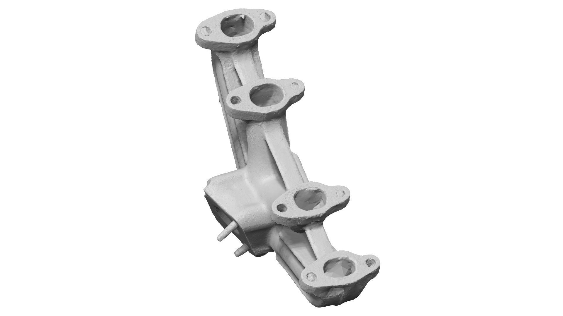 Broken Exhaust Manifold Raw Scanned 3D model_13