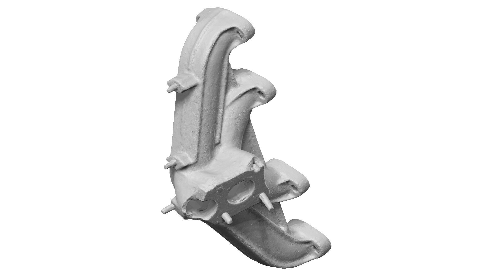 Broken Exhaust Manifold Raw Scanned 3D model_9