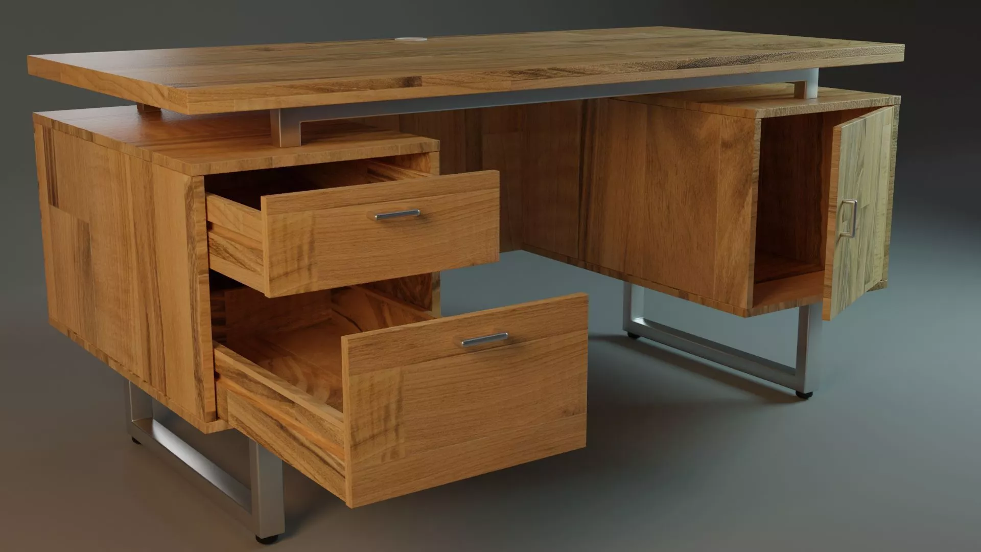 Modern Desk 3D model