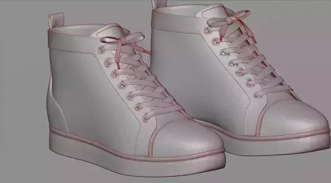 Shoes 4 pair of with laces