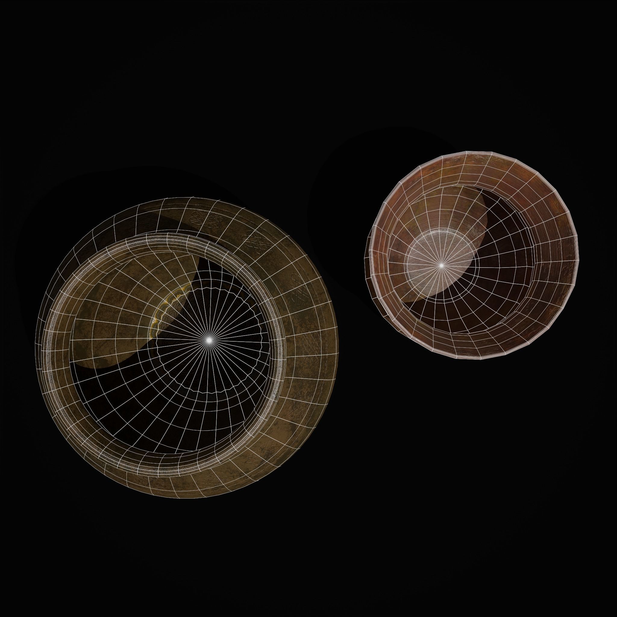 Pottery Pieces Set  3D Model Collection_18