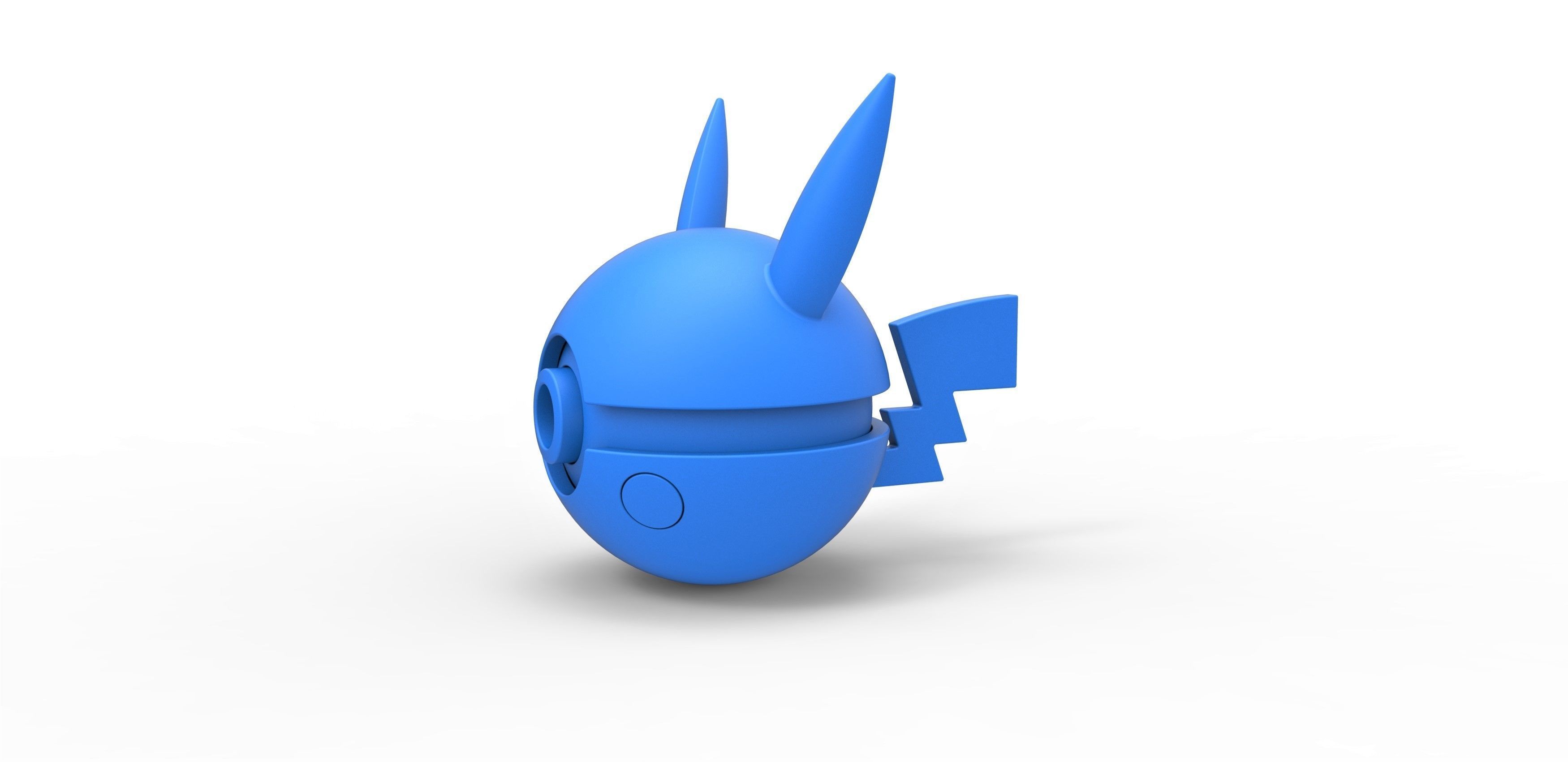 Pikachu orb 3D print model_17
