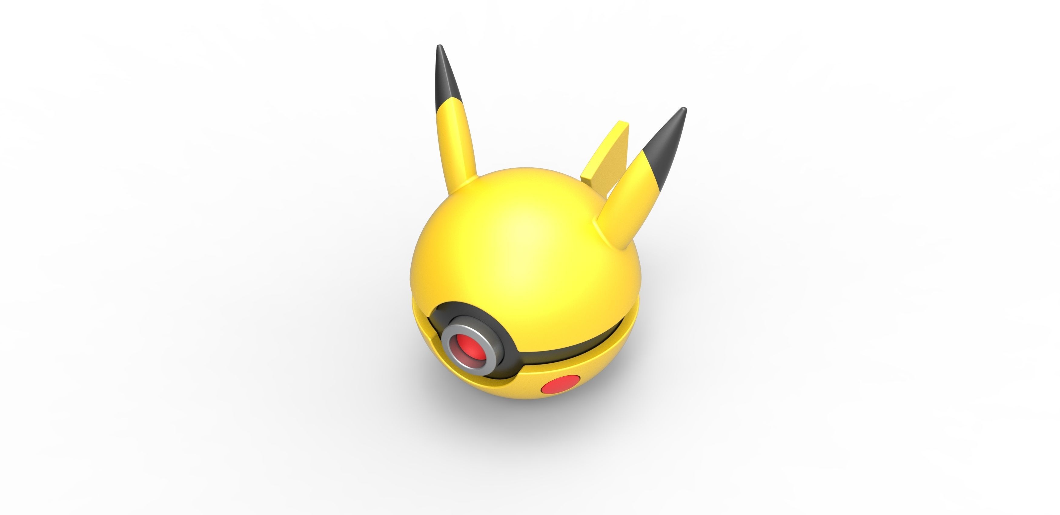 Pikachu orb 3D print model_3