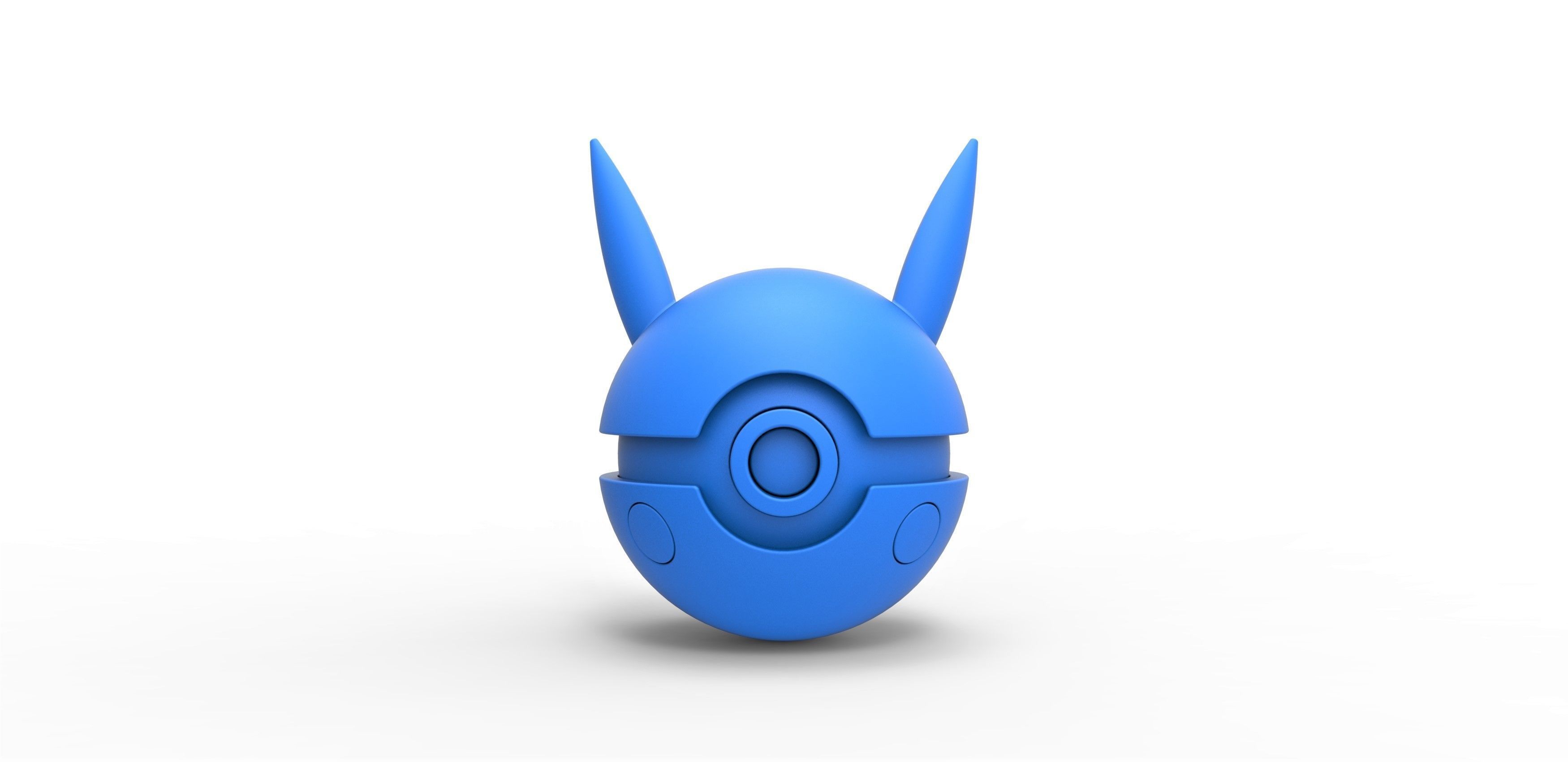 Pikachu orb 3D print model_14