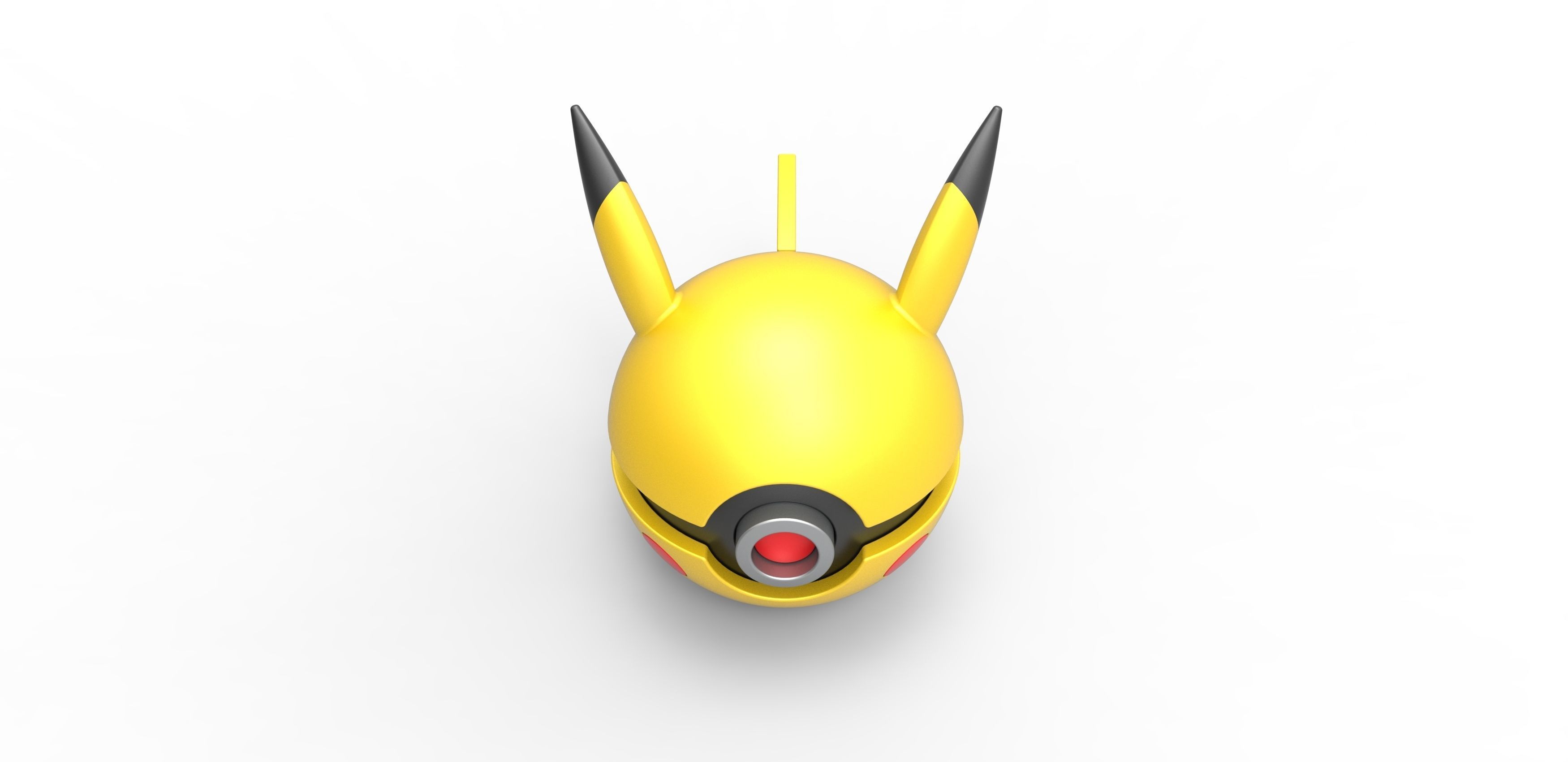 Pikachu orb 3D print model_5