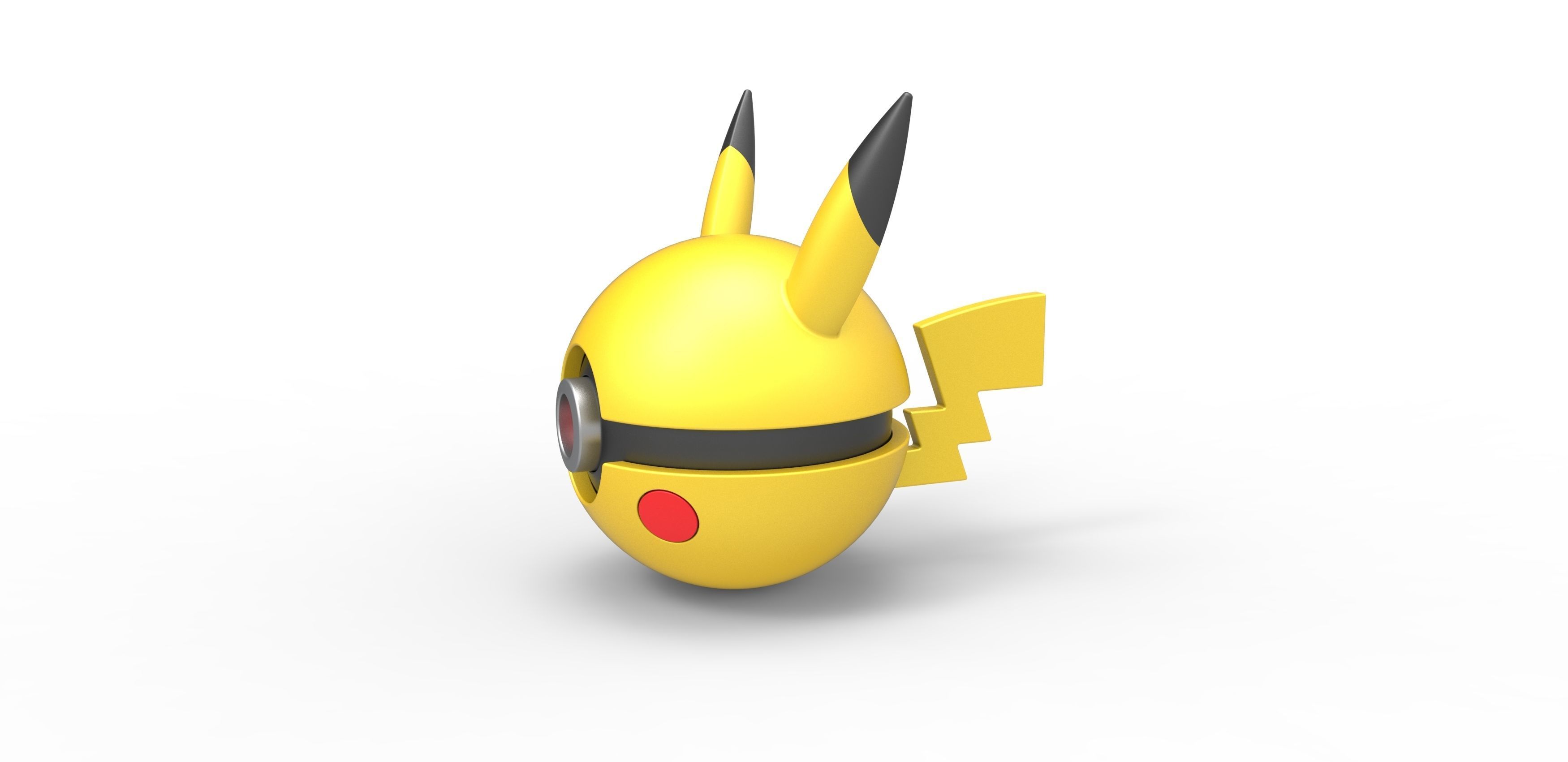 Pikachu orb 3D print model_7