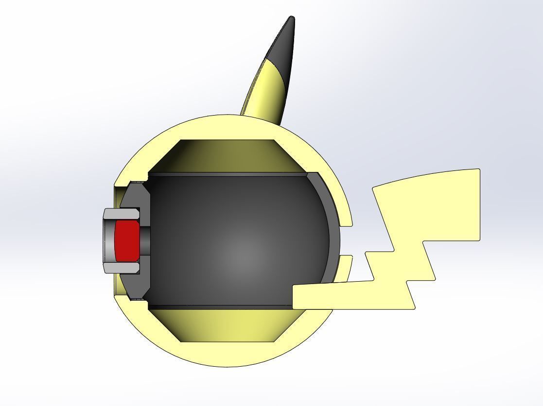 Pikachu orb 3D print model_25