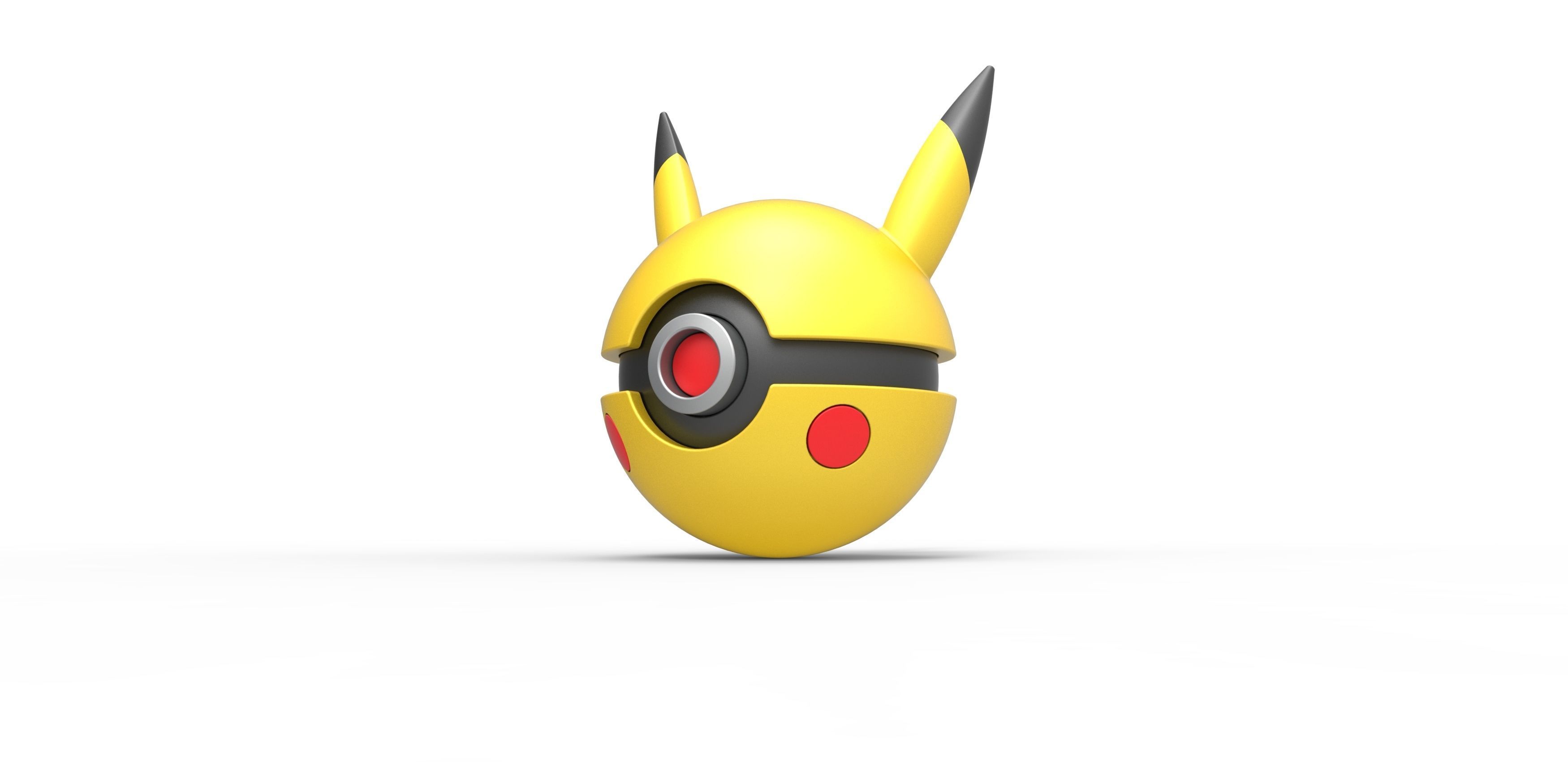 Pikachu orb 3D print model_1