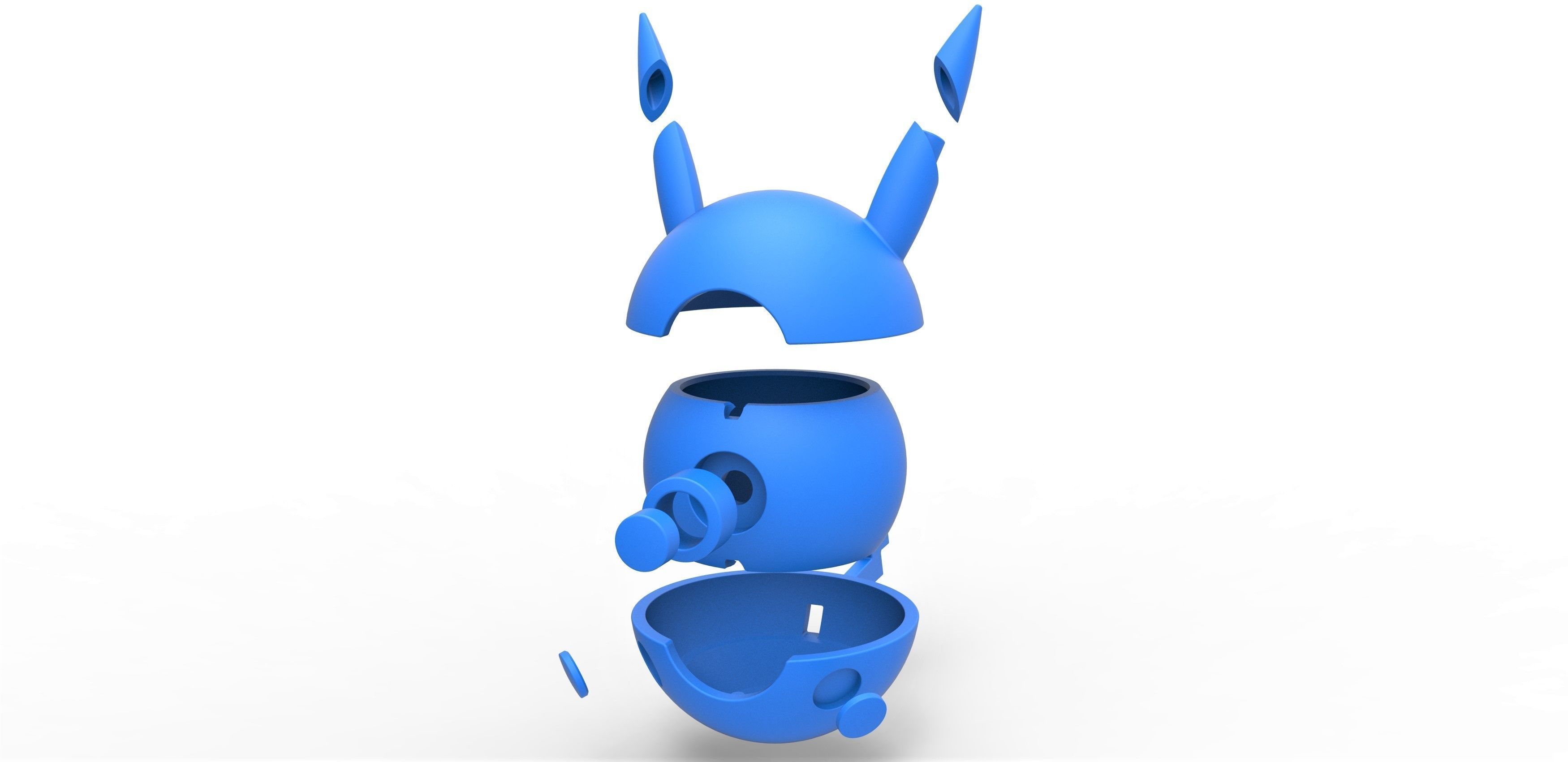 Pikachu orb 3D print model_23