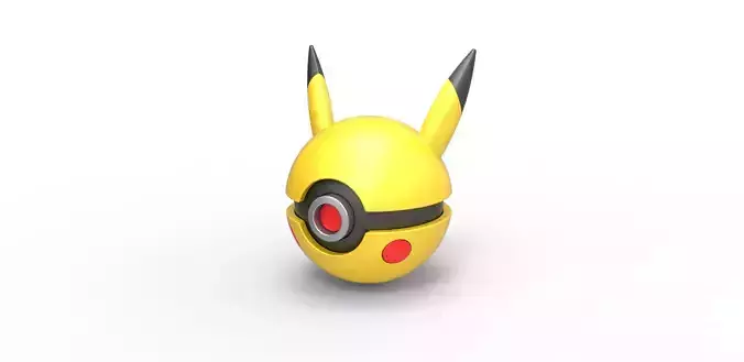 Pikachu orb 3D print model