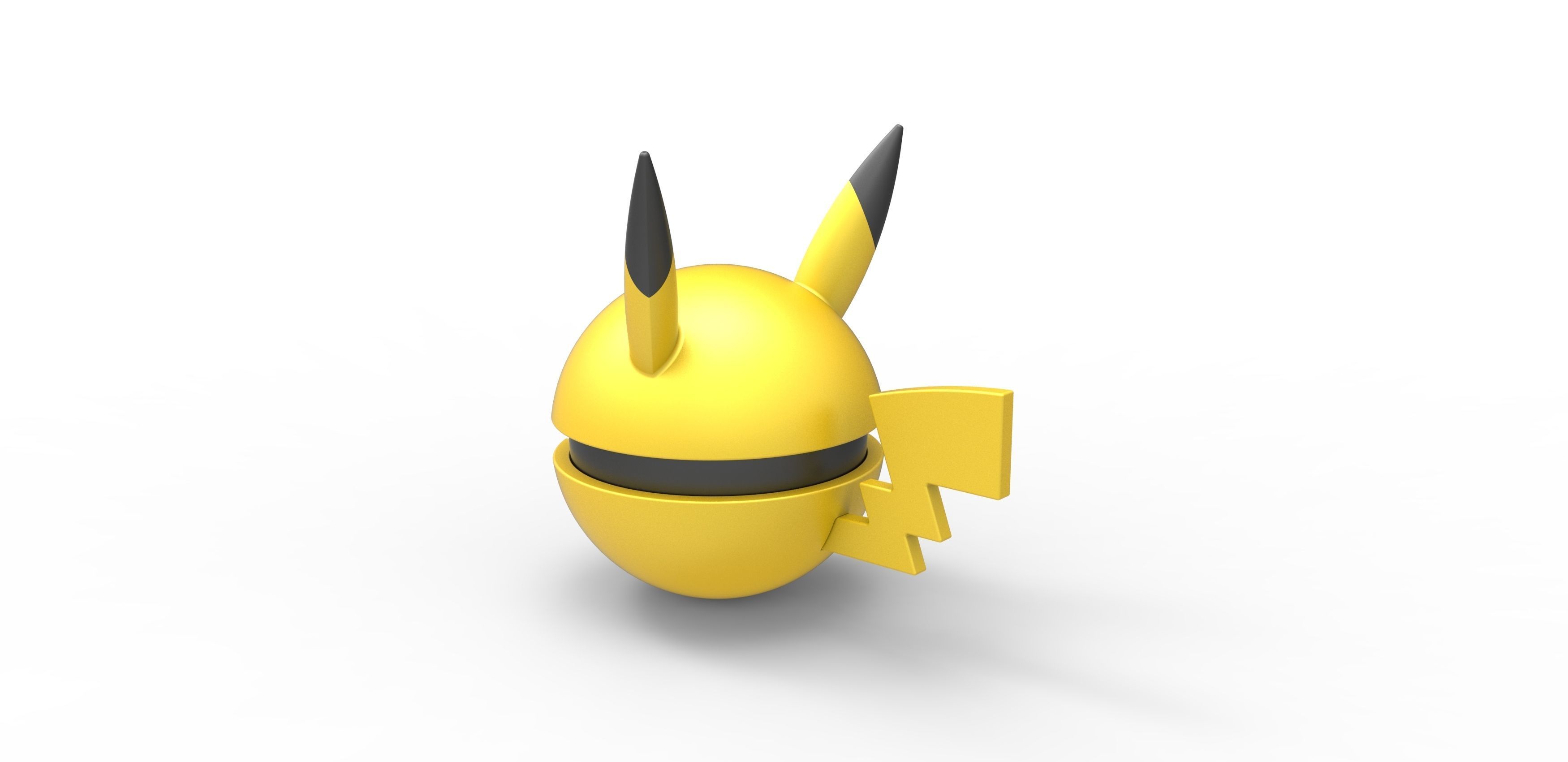 Pikachu orb 3D print model_9