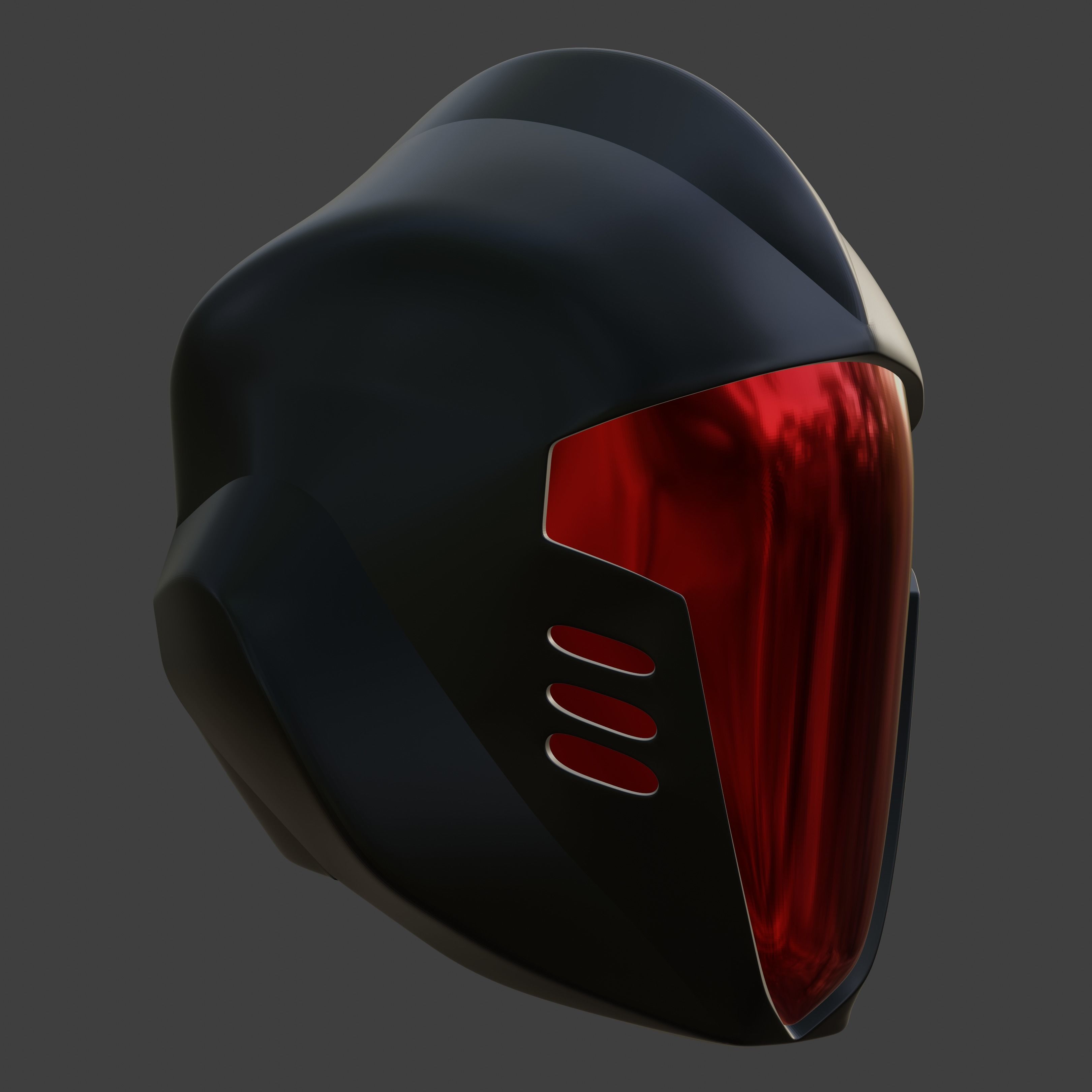 Cobra B-A-T Inspired 80s Helmet 3D print model_8