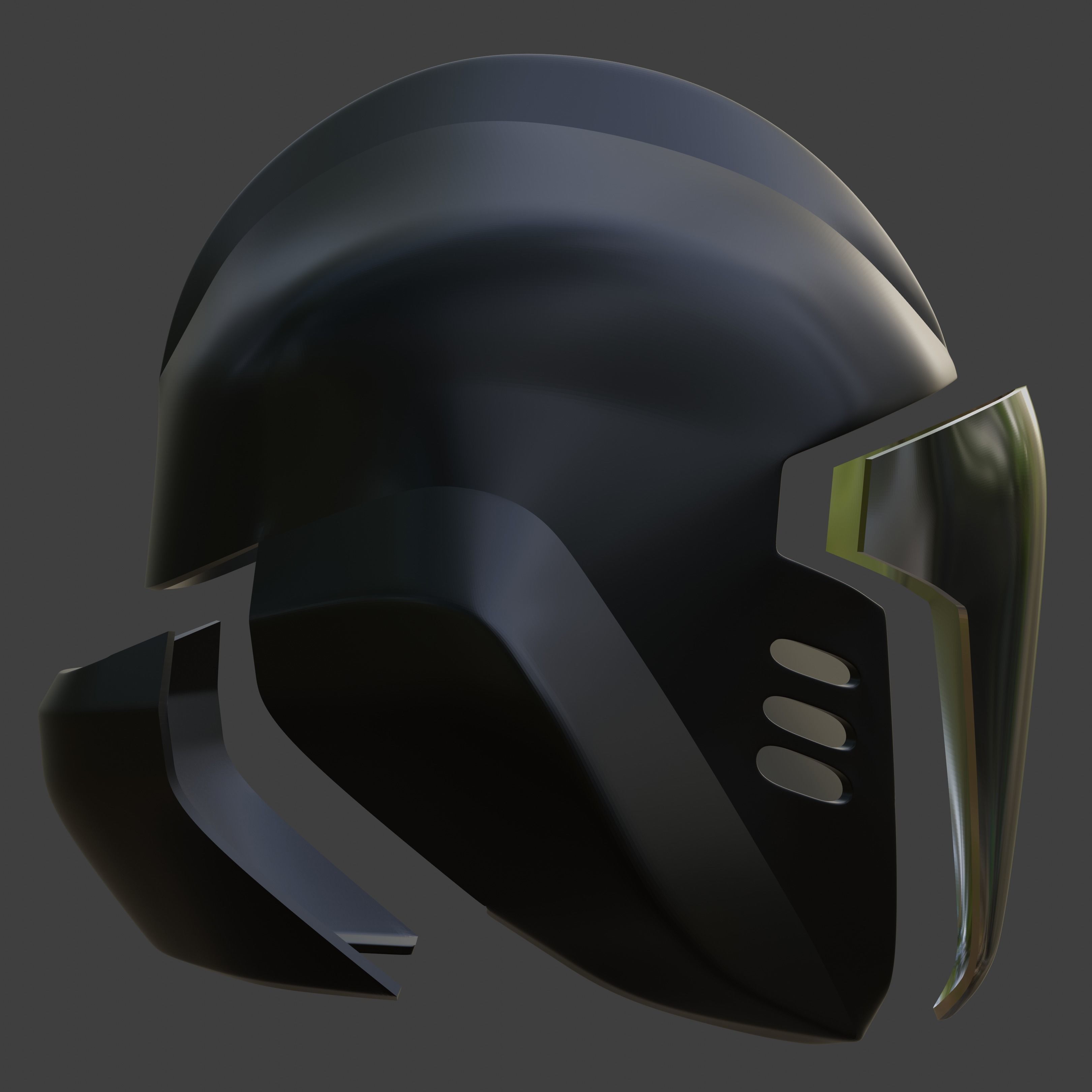 Cobra B-A-T Inspired 80s Helmet 3D print model_4