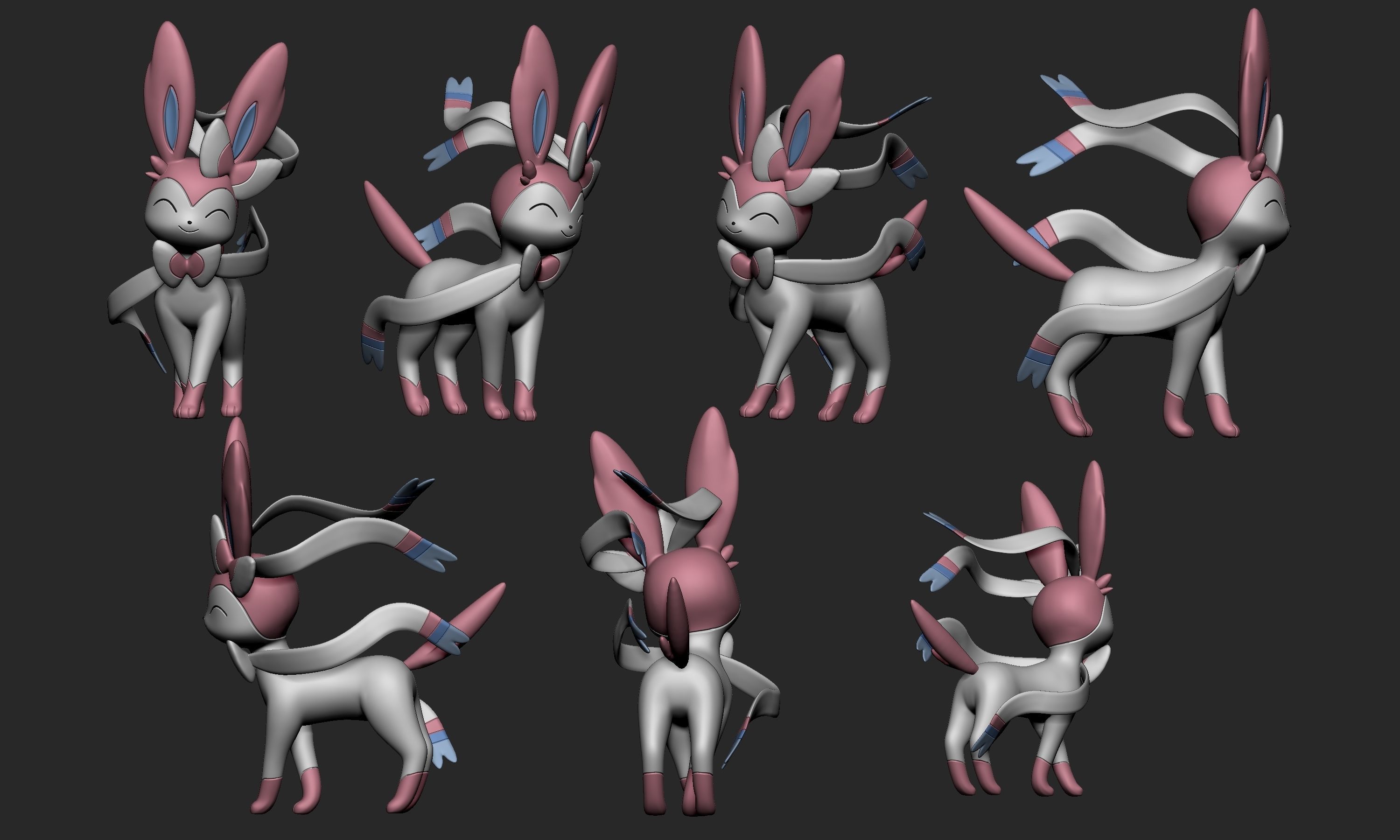 Pokemon - Sylveon 3D print model_1