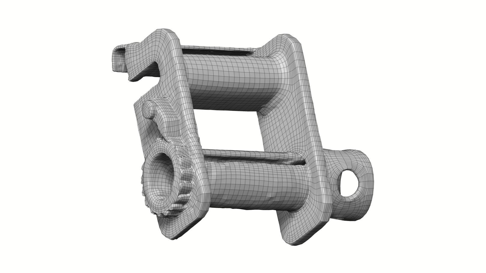 Wire Rope Tensioner Raw Scanned 3D model_7