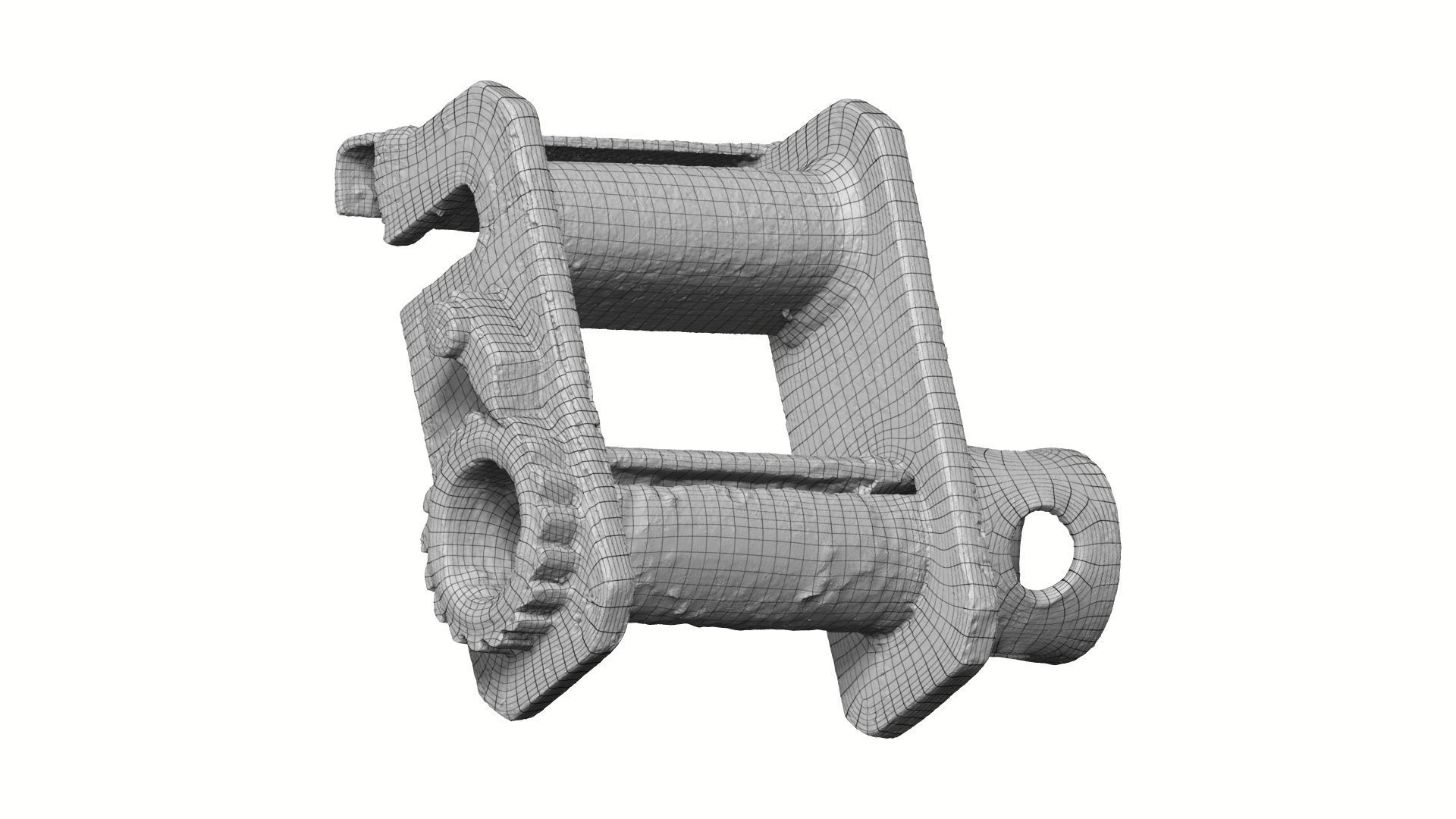 Wire Rope Tensioner Raw Scanned 3D model_8