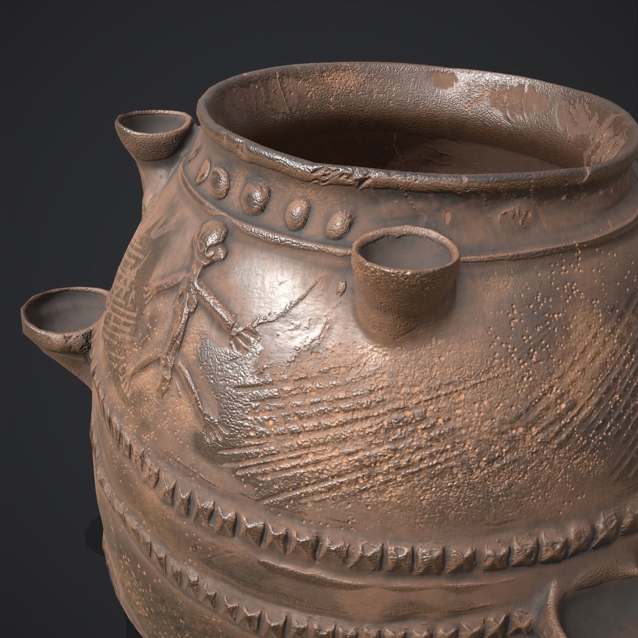 Pottery Pieces Set Two  3D Model Collection_40