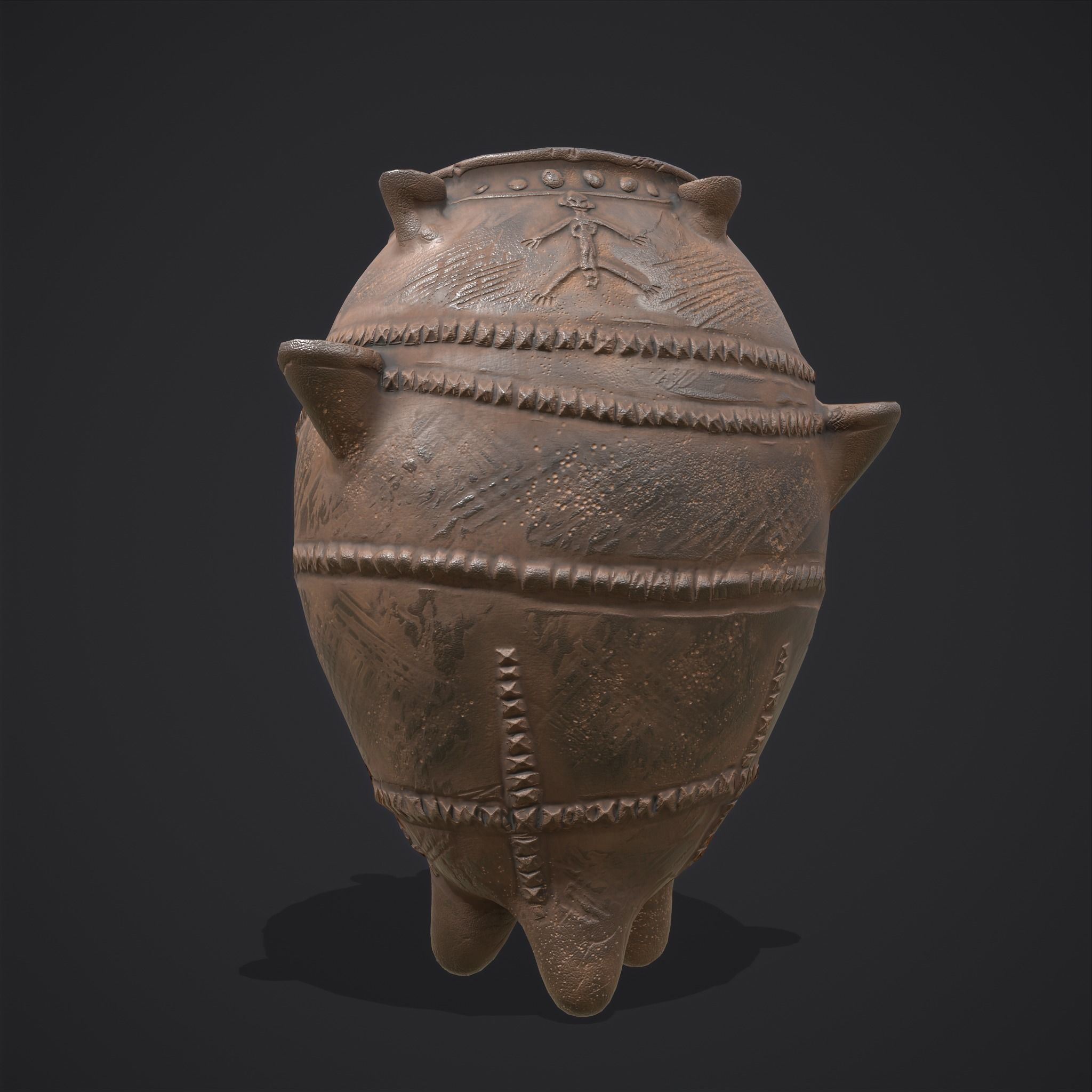 Pottery Pieces Set Two  3D Model Collection_32