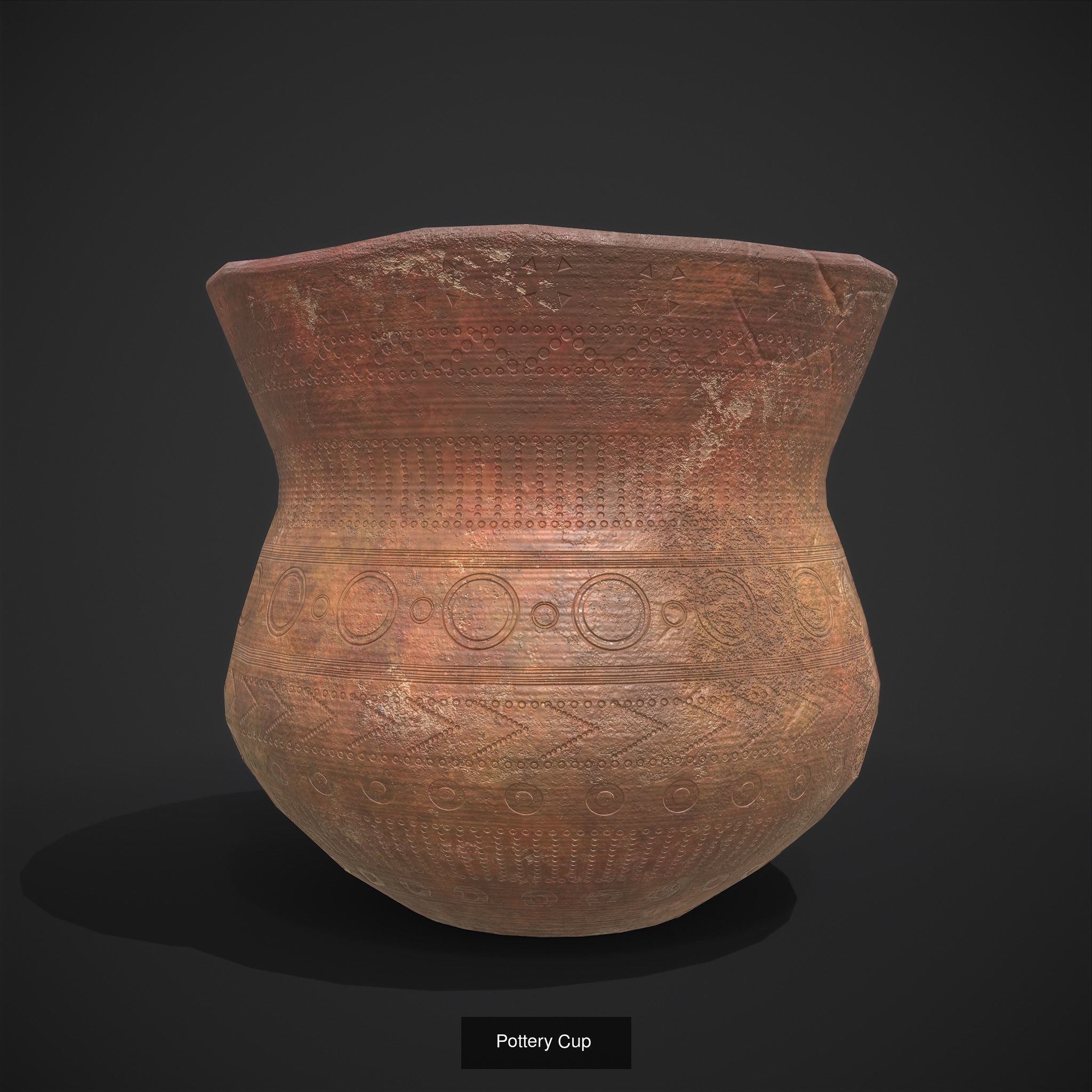 Pottery Pieces Set Two  3D Model Collection_13